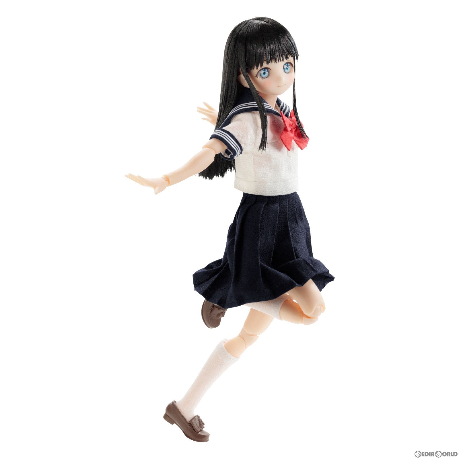 【中古即納】[DOL] ピュアニーモキャラクターシリーズ No.146-DX 明日小路(あけびこみち) DX版 明日ちゃんのセーラー服 1/6 完成品 ドール(PND146-ASD) アゾン(20230520)