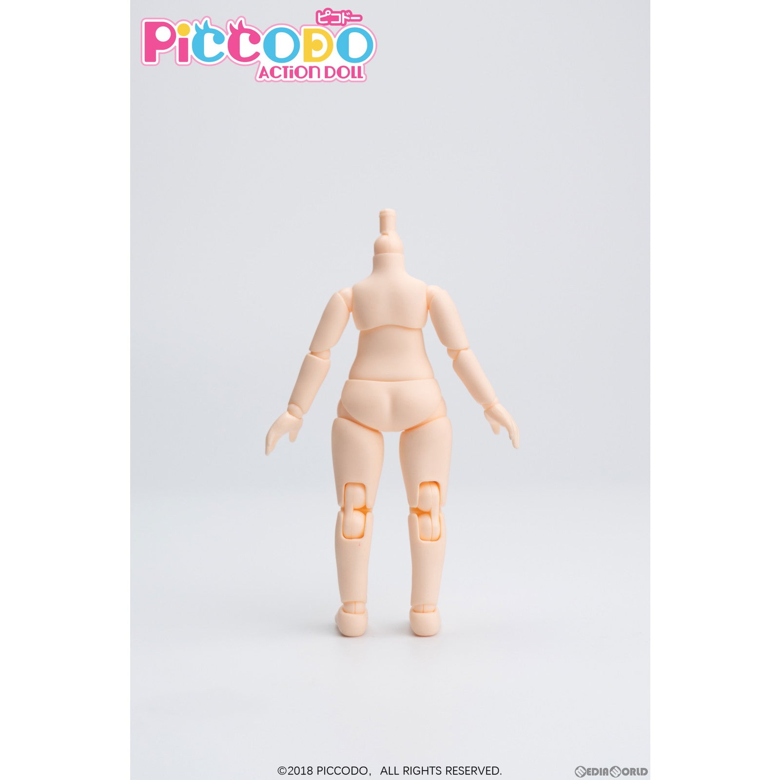 【新品即納】[DOL] PICCODO(ピコドー) BODY8 PLUS デフォルメドールボディ ドールホワイト ドール用素体(PIC-D003D) GENESIS(ジェネシス) (20221208)