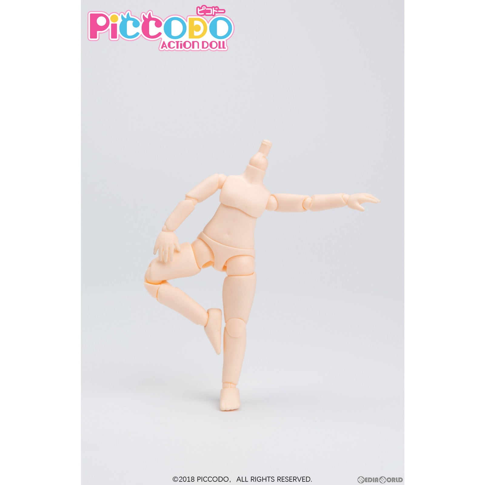 【新品即納】[DOL] PICCODO(ピコドー) BODY8 PLUS デフォルメドールボディ ドールホワイト ドール用素体(PIC-D003D) GENESIS(ジェネシス) (20221208)