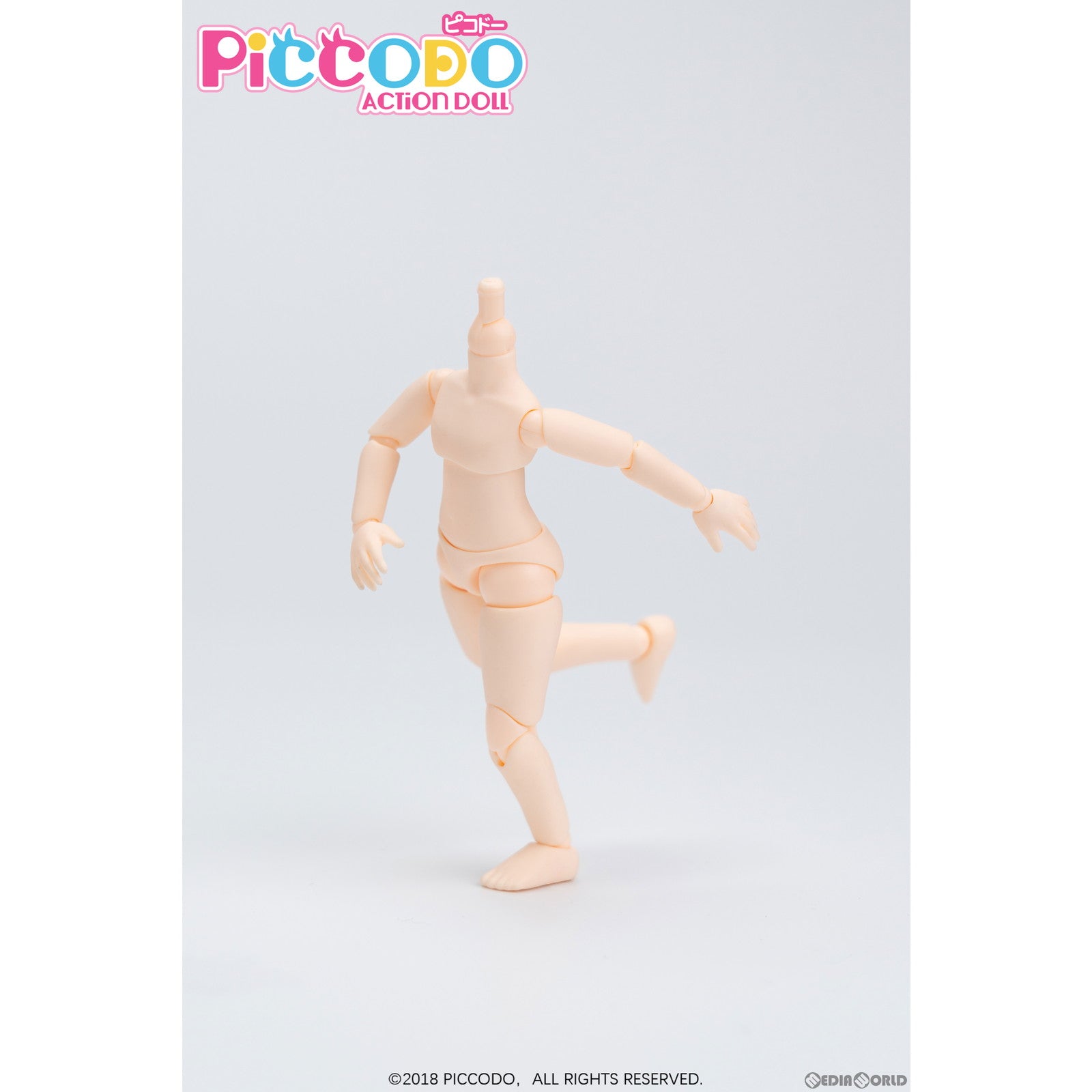 【新品即納】[DOL] PICCODO(ピコドー) BODY8 PLUS デフォルメドールボディ ドールホワイト ドール用素体(PIC-D003D) GENESIS(ジェネシス) (20221208)