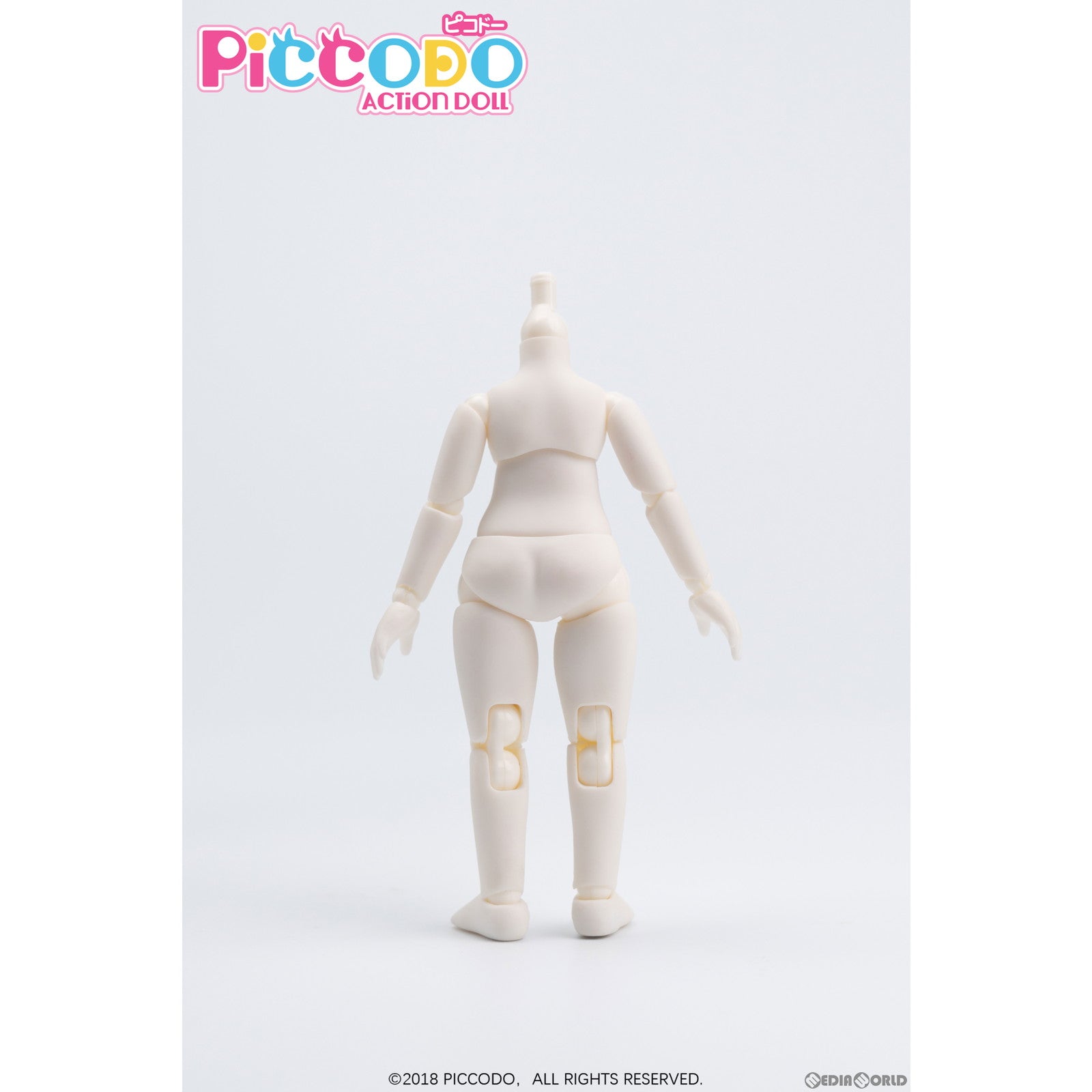 【新品即納】[DOL] PICCODO(ピコドー) BODY8 PLUS デフォルメドールボディ ピュアホワイティ ドール用素体(PIC-D003PW) GENESIS(ジェネシス) (20221208)