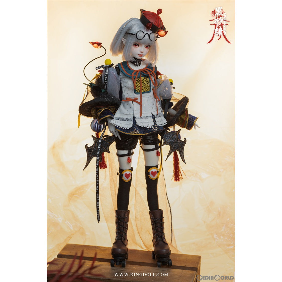 【新品即納】[DOL] 黒砂糖ちゃん 46cmボールジョイントドール(BJD) 1/4 完成品 ドール RingDoll(リングドール) (20230810)