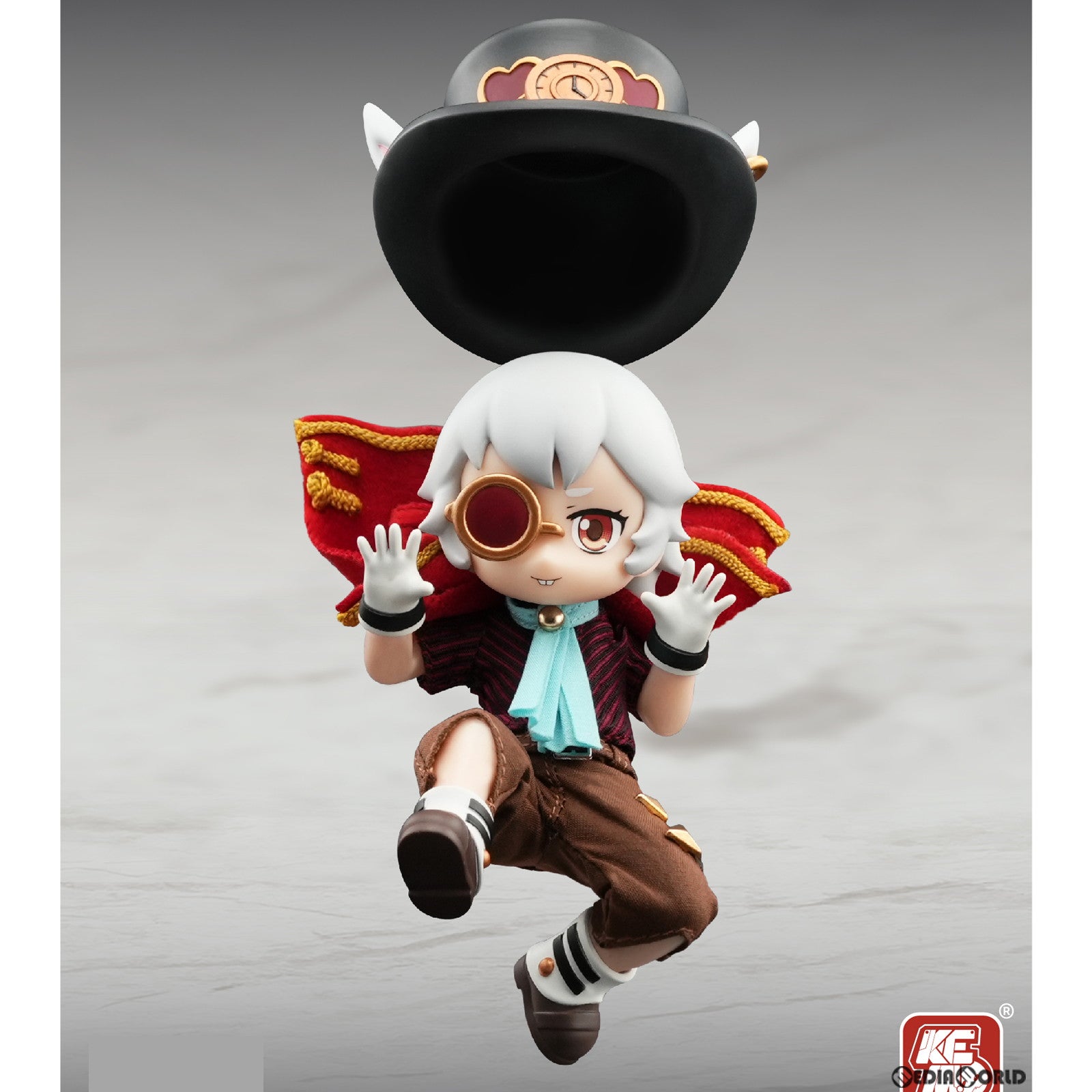 【新品即納】[DOL] KEMO XII DOLL 白ウサギ 不思議の国のアリス 完成品 デフォルメアクションドール KEMO(ケモ)(20250531)