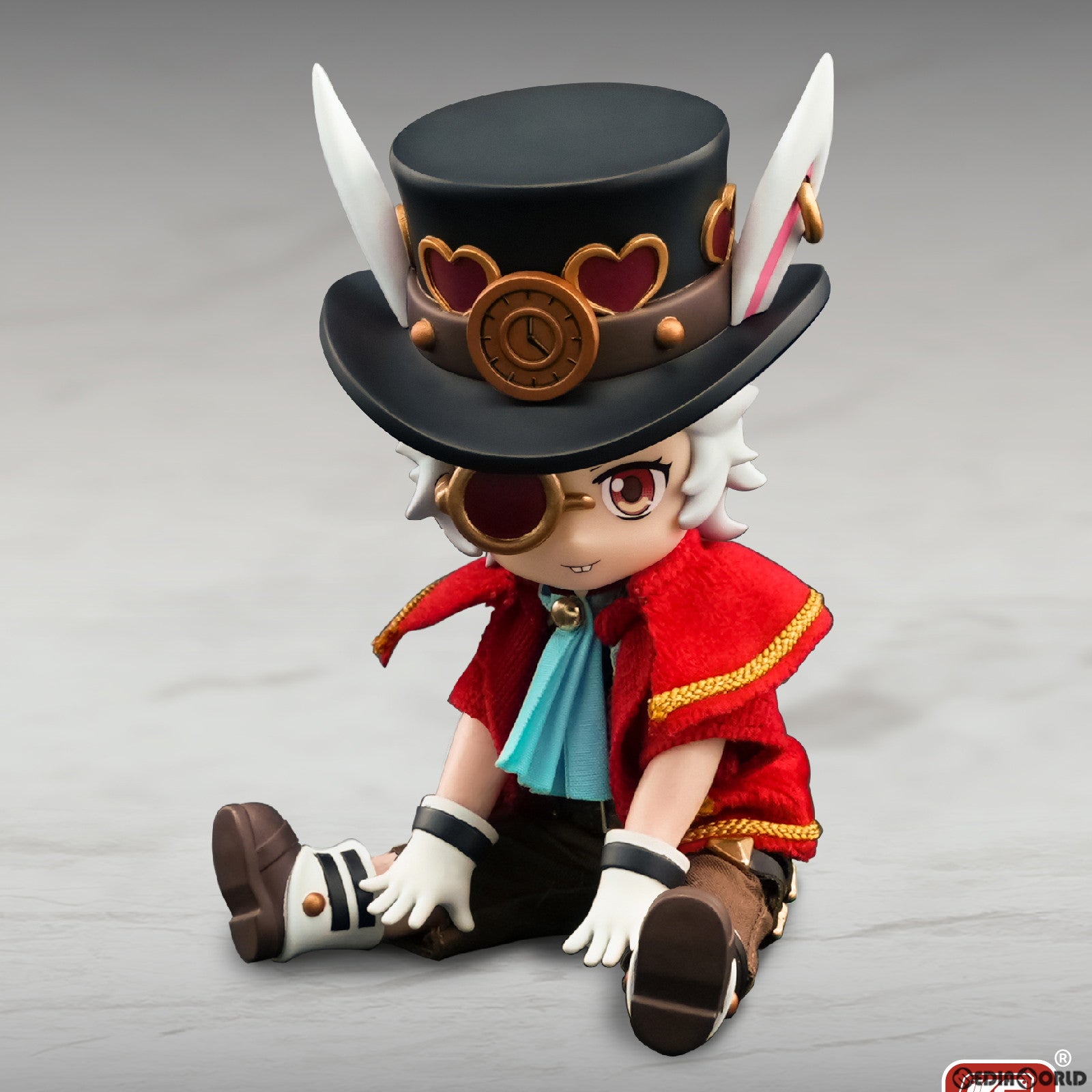 【新品即納】[DOL] KEMO XII DOLL 白ウサギ 不思議の国のアリス 完成品 デフォルメアクションドール KEMO(ケモ)(20250531)