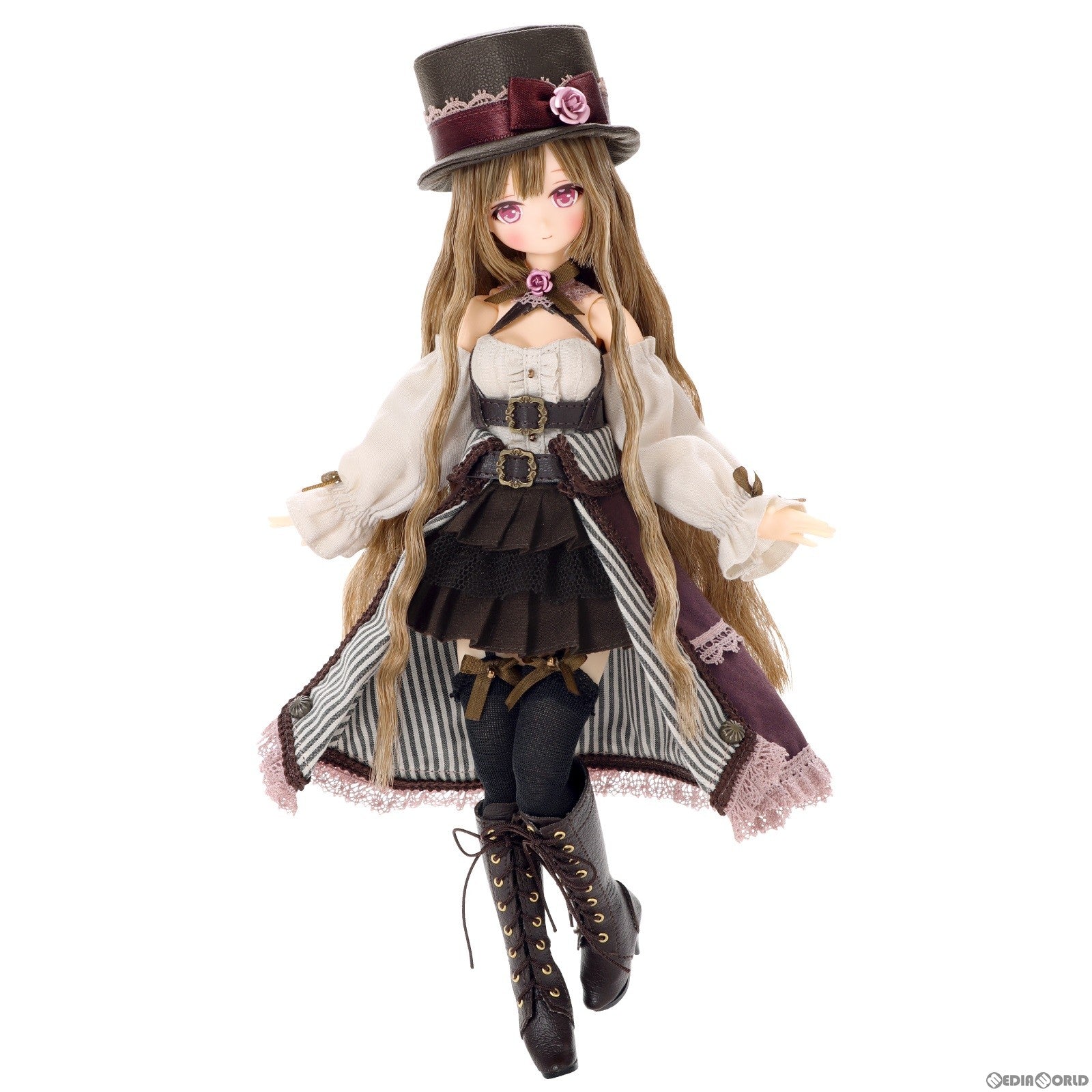 【新品即納】[DOL] Alvastaria(アルヴァスタリア) プリム〜箱入り令嬢のティータイム〜(ピンクローズver.) 1/6 完成品 ドール(POD052-PPK) アゾン(20230630)