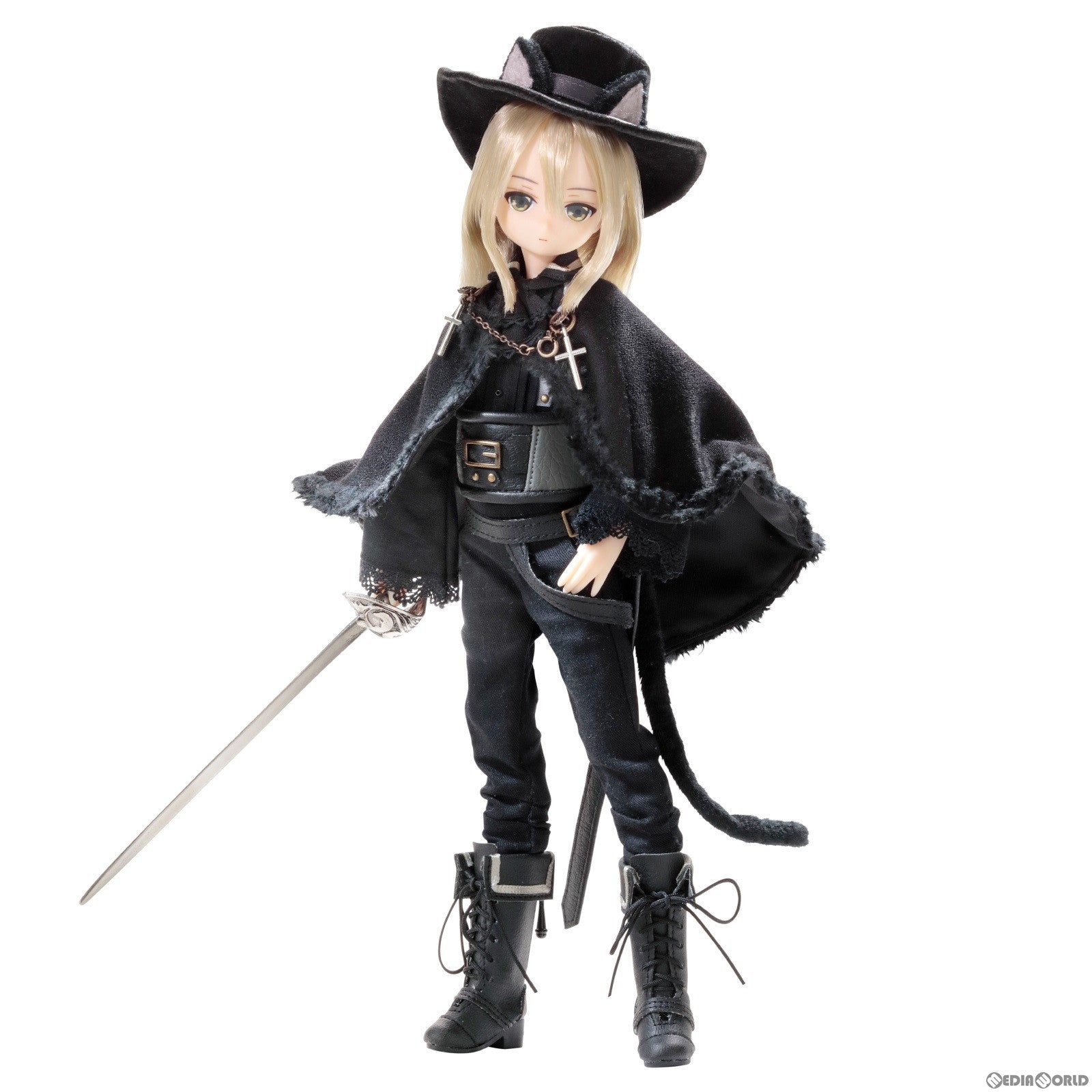 【新品即納】[DOL] Alvastaria(アルヴァスタリア) マイロ〜長靴をはいた騎士〜(黒猫ver.) 1/6 完成品 ドール(POD032-MNB) アゾン(20231029)