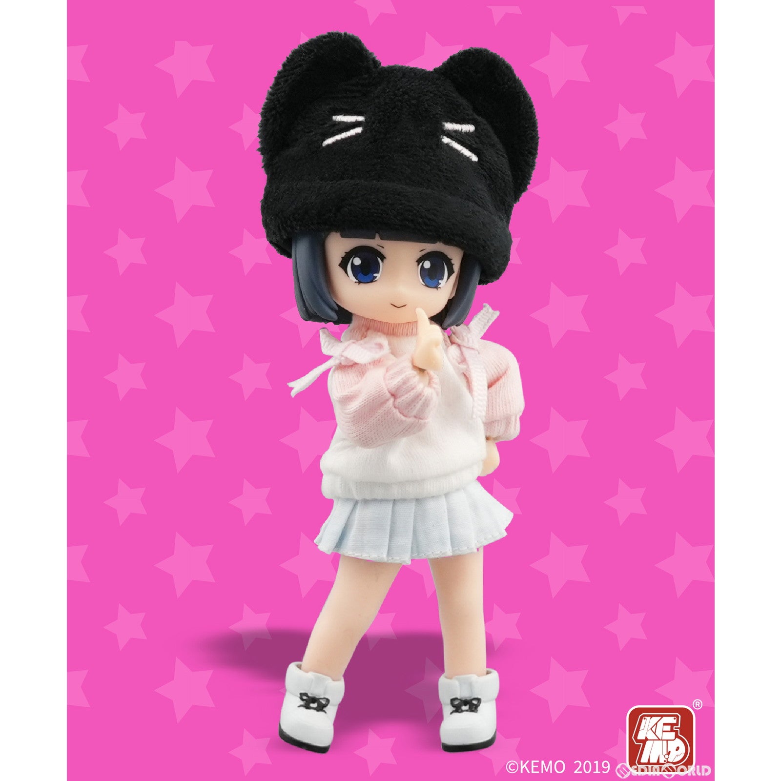 【新品即納】[DOL] KEMO XII DOLL ミーちゃん 完成品 デフォルメアクションドール KEMO(ケモ)(20250531)