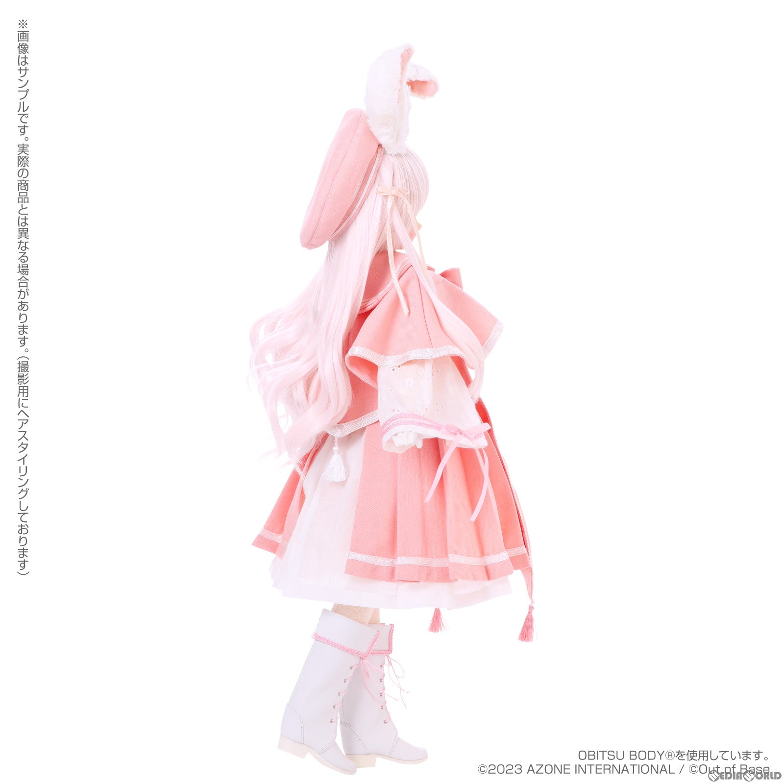 【新品即納】[DOL] stj × Iris Collect petit(アイリス コレクト プチ) うらら〜Fluffy strawberry bunny〜いちごみるくver. 1/3 完成品 ドール(AOD525-UBM) アゾン(20231022)