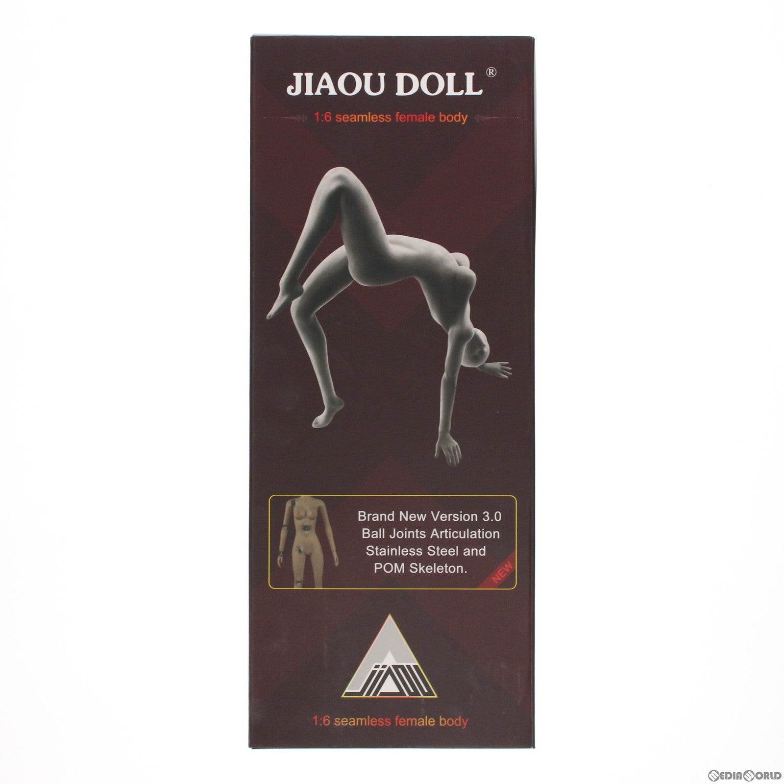 【中古即納】[DOL] 1/6 シームレス女性素体Ver.3.0 ヘッドレス(普肌-ペールスキン-/ミディアムバスト) ドール用素体(JOQ-06C-YS) JIAOU DOLL(19991231)