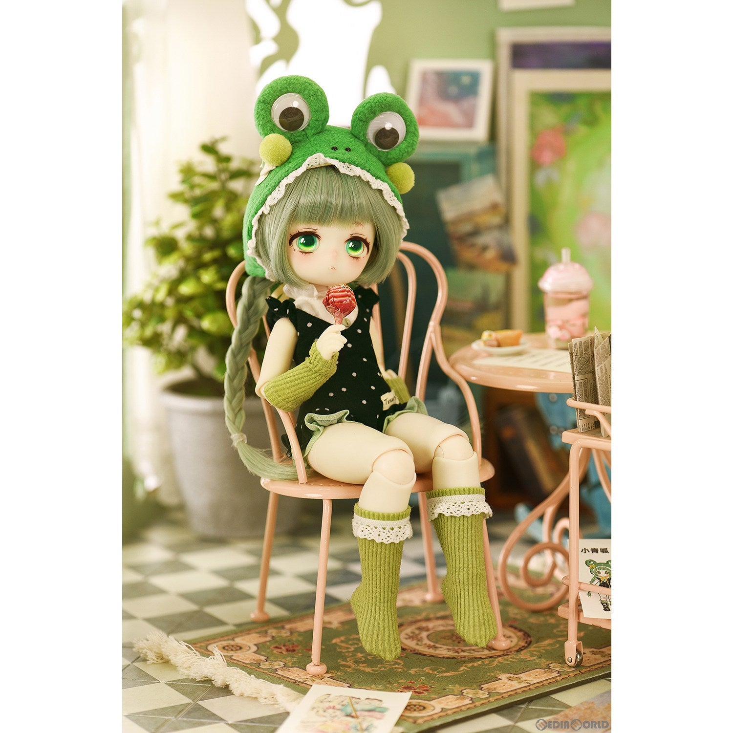 【中古即納】[DOL] 新生造物 小青呱(カエル) フルセット 1/6 完成品 MJDドール TinyFox(タイニーフォックス)(20231031)
