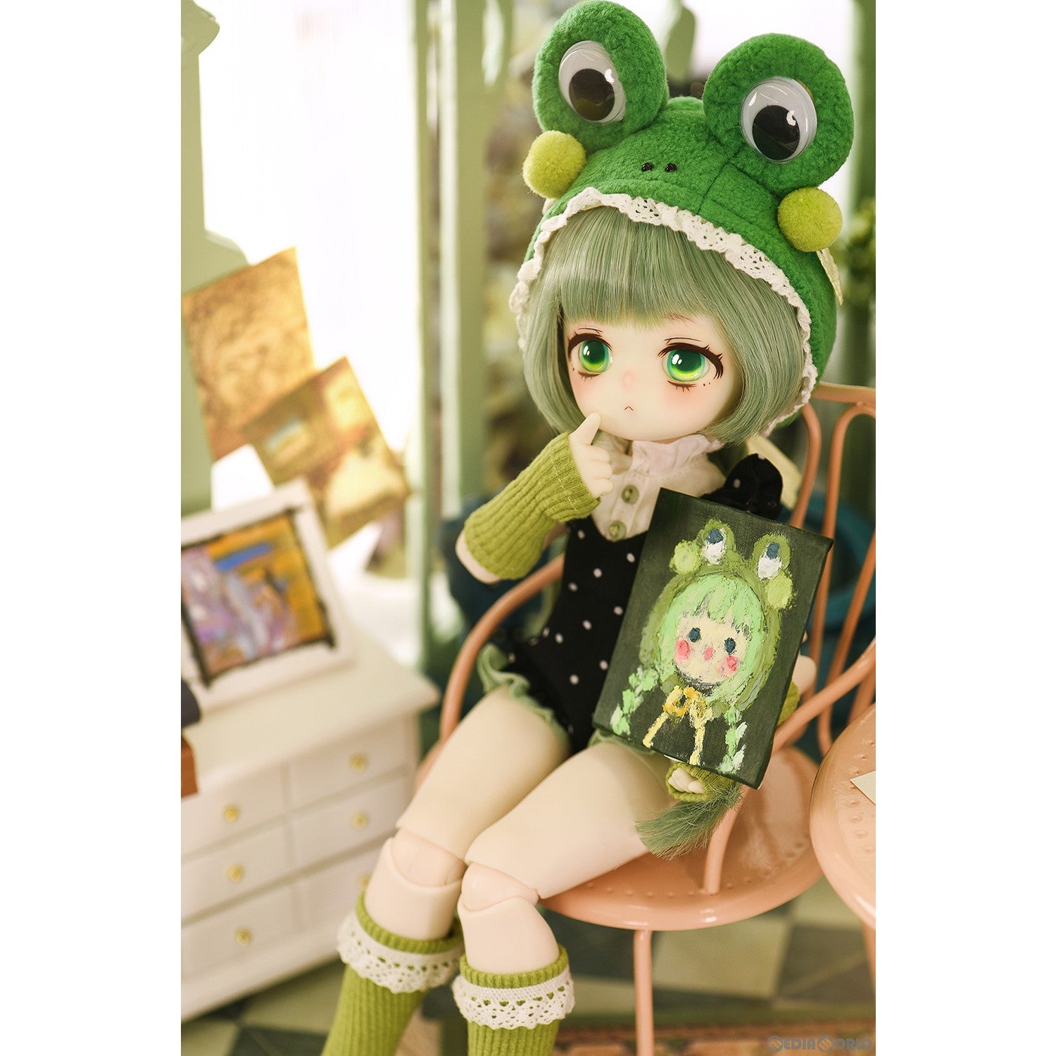 【中古即納】[DOL] 新生造物 小青呱(カエル) フルセット 1/6 完成品 MJDドール TinyFox(タイニーフォックス)(20231031)