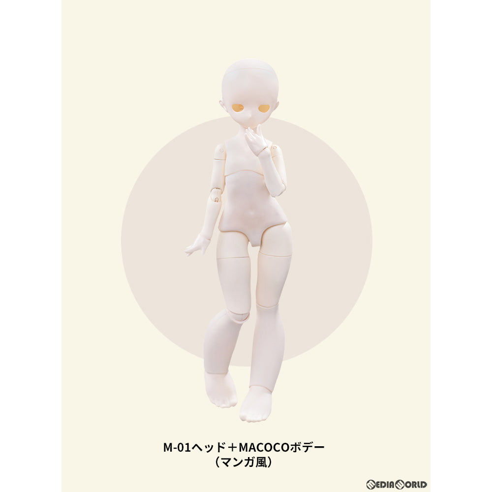 【新品即納】[DOL] MACOCOシリーズ M-01 ヘッド+ボディセット マンガ風+スリム風手足セット付き ドールカスタマイズ用 1/4 ドール用素体 TinyFox(タイニーフォックス) (20231031)