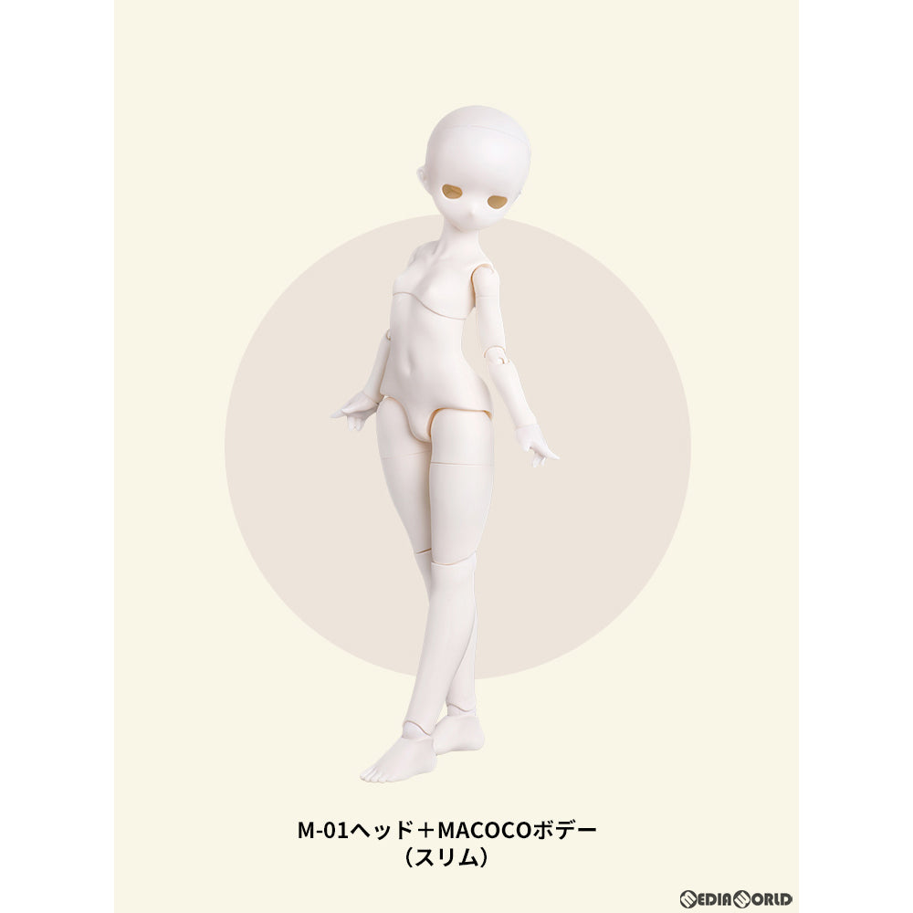 【新品即納】[DOL] MACOCOシリーズ M-01 ヘッド+ボディセット マンガ風+スリム風手足セット付き ドールカスタマイズ用 1/4 ドール用素体 TinyFox(タイニーフォックス) (20231031)