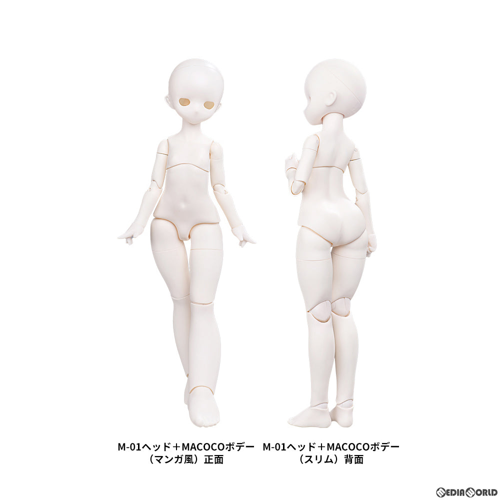 【新品即納】[DOL] MACOCOシリーズ M-01 ヘッド+ボディセット マンガ風+スリム風手足セット付き ドールカスタマイズ用 1/4 ドール用素体 TinyFox(タイニーフォックス) (20231031)