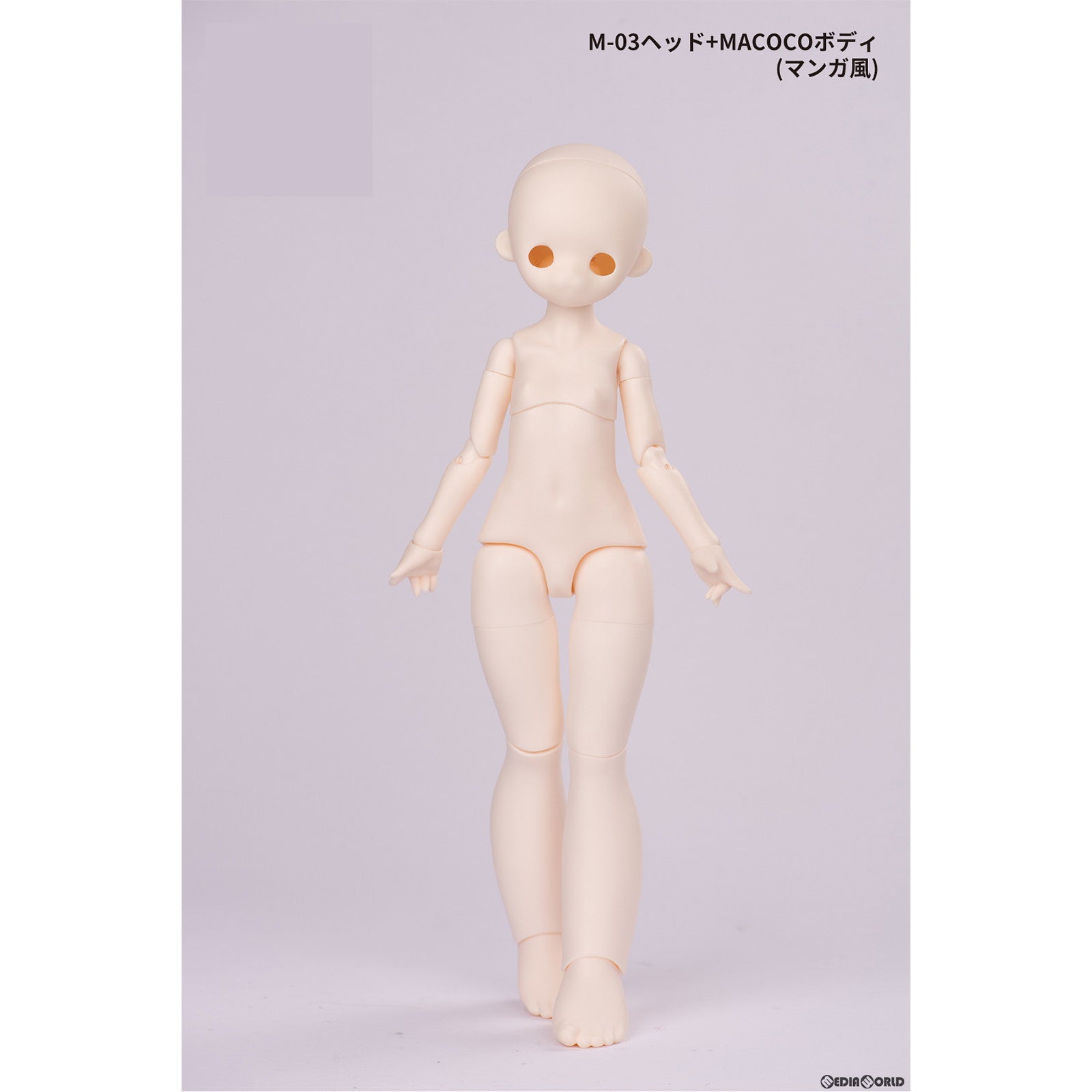 【新品即納】[DOL] MACOCOシリーズ M-03 ヘッド+ボディセット マンガ風+スリム風手足セット付き ドールカスタマイズ用 1/4 ドール用素体 TinyFox(タイニーフォックス) (20231031)