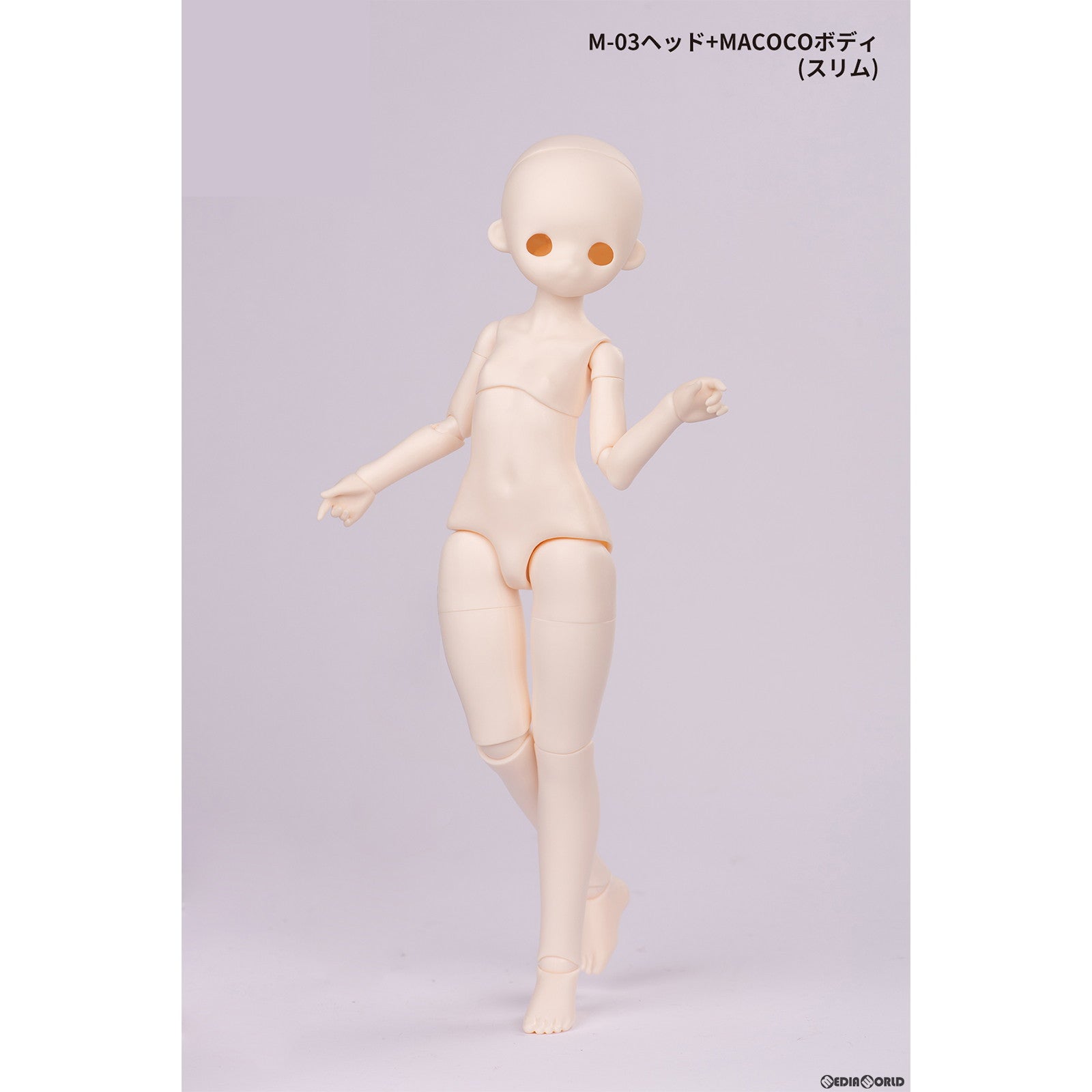 【新品即納】[DOL] MACOCOシリーズ M-03 ヘッド+ボディセット マンガ風+スリム風手足セット付き ドールカスタマイズ用 1/4 ドール用素体 TinyFox(タイニーフォックス) (20231031)