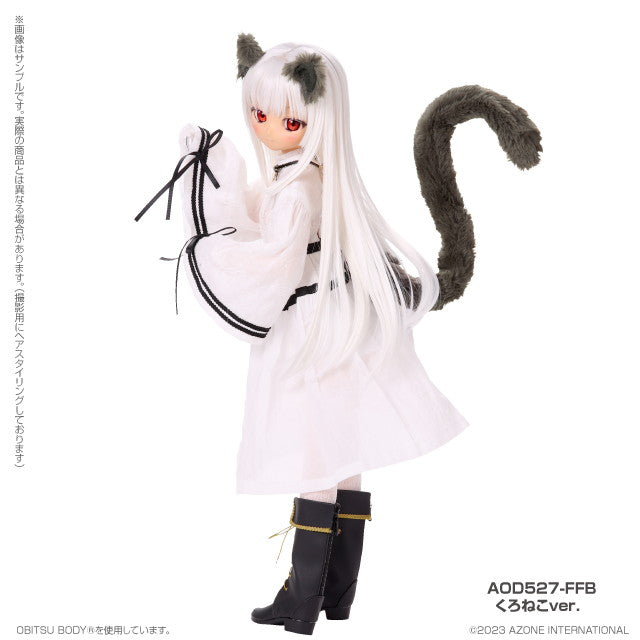 【新品即納】[DOL] s*t*j × Iris Collect petit(アイリス コレクト プチ) ふるる〜Fluffy holy kitten.〜くろねこver. 1/3 完成品 ドール(AOD527-FFB) アゾン(20240731)