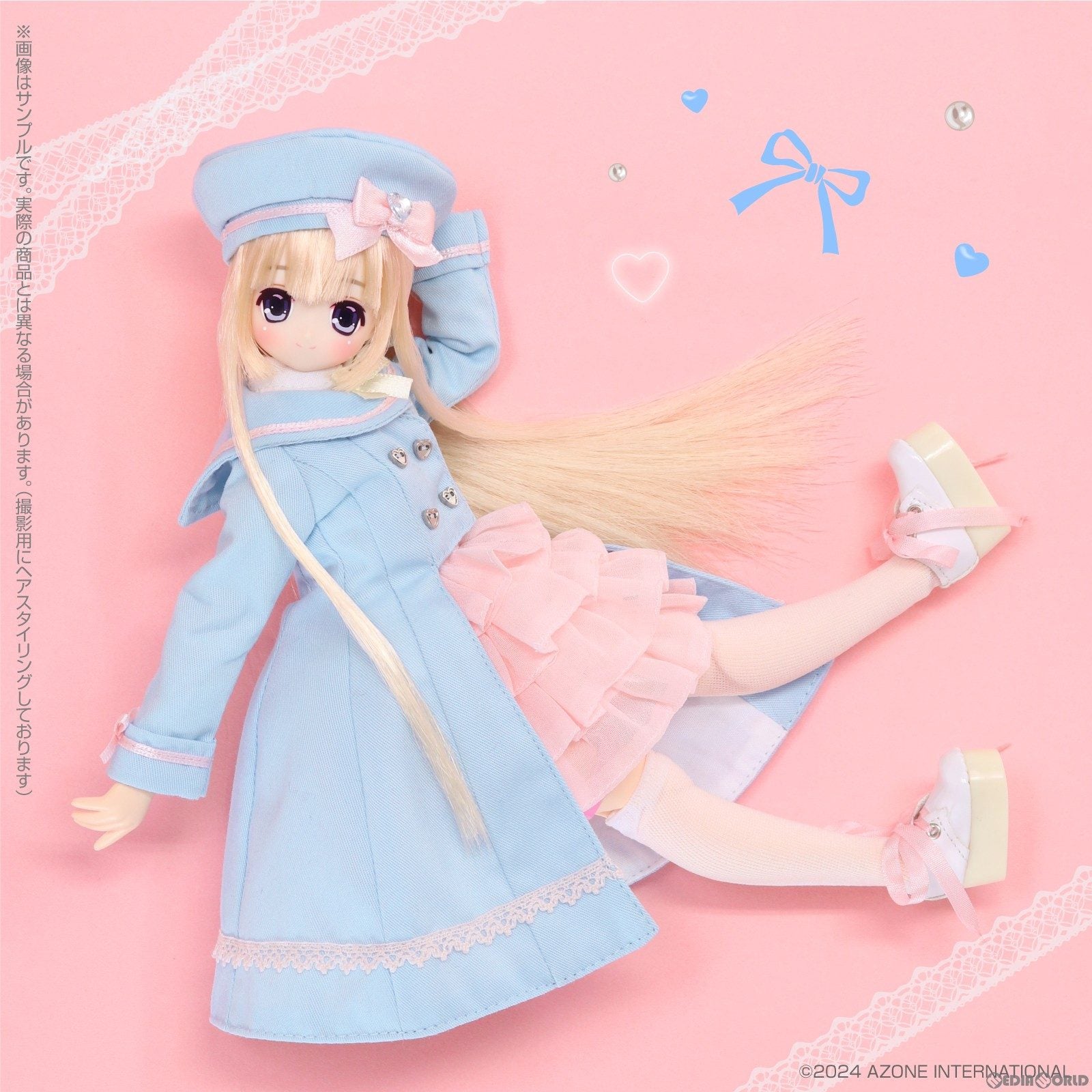 【新品即納】[DOL] えっくす☆きゅーと 15thシリーズ Melty☆Cute/My Little Funny Koron(ころん)(Pastel girl ver.) 1/6 完成品 ドール(POD001-KPL) アゾンインターナショナル(20241120)