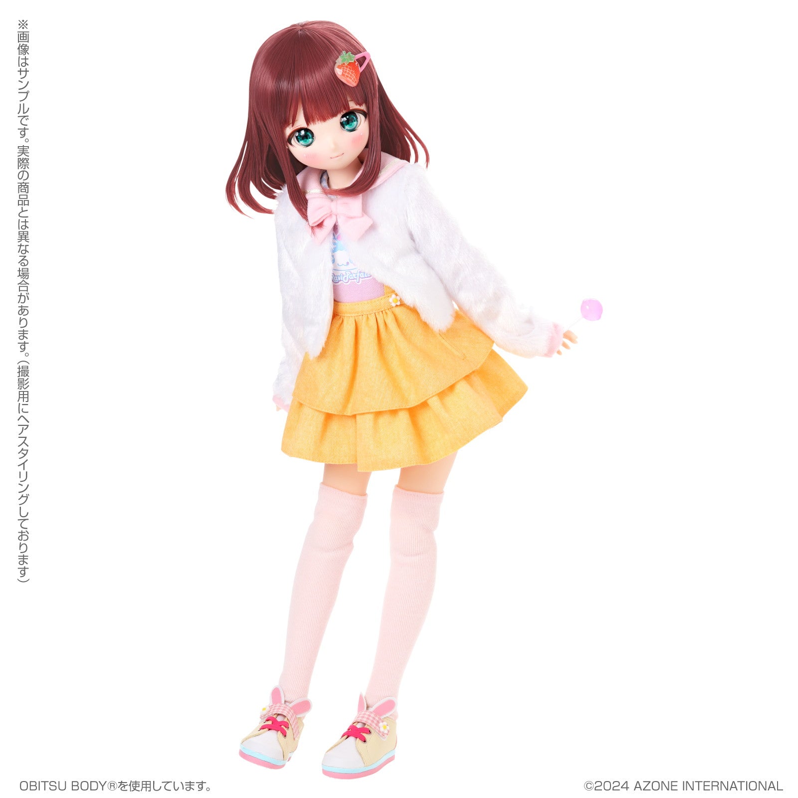 【新品即納】[DOL] Poe-Poe × Iris Collect petit(アイリス コレクト プチ) うゆり～Ravi Lollipop～ももいろver. 1/3 完成品 ドール(AOD523-ULP) アゾンインターナショナル(20241220)