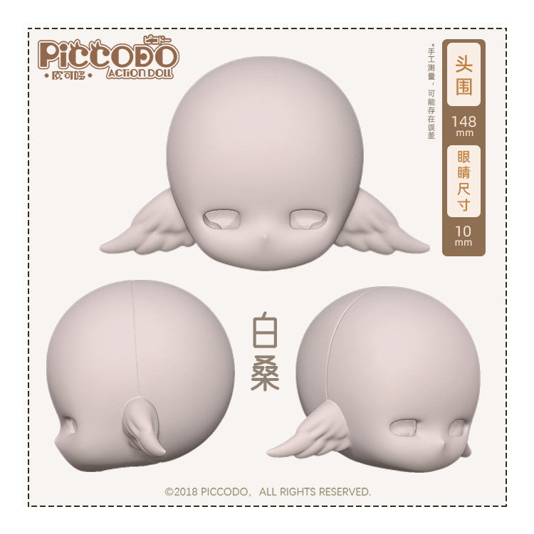 【新品即納】[DOL] 初回特典&アクリルスタンド付属 PICCODO(ピコドー) ACTION DOLL X 白匣アリス 白桑&灰葉(しろくわ&はいば) 2体セット 完成品 デフォルメドール+HANEKOノーメイクドールヘッド GENESIS(ジェネシス)(20250630)