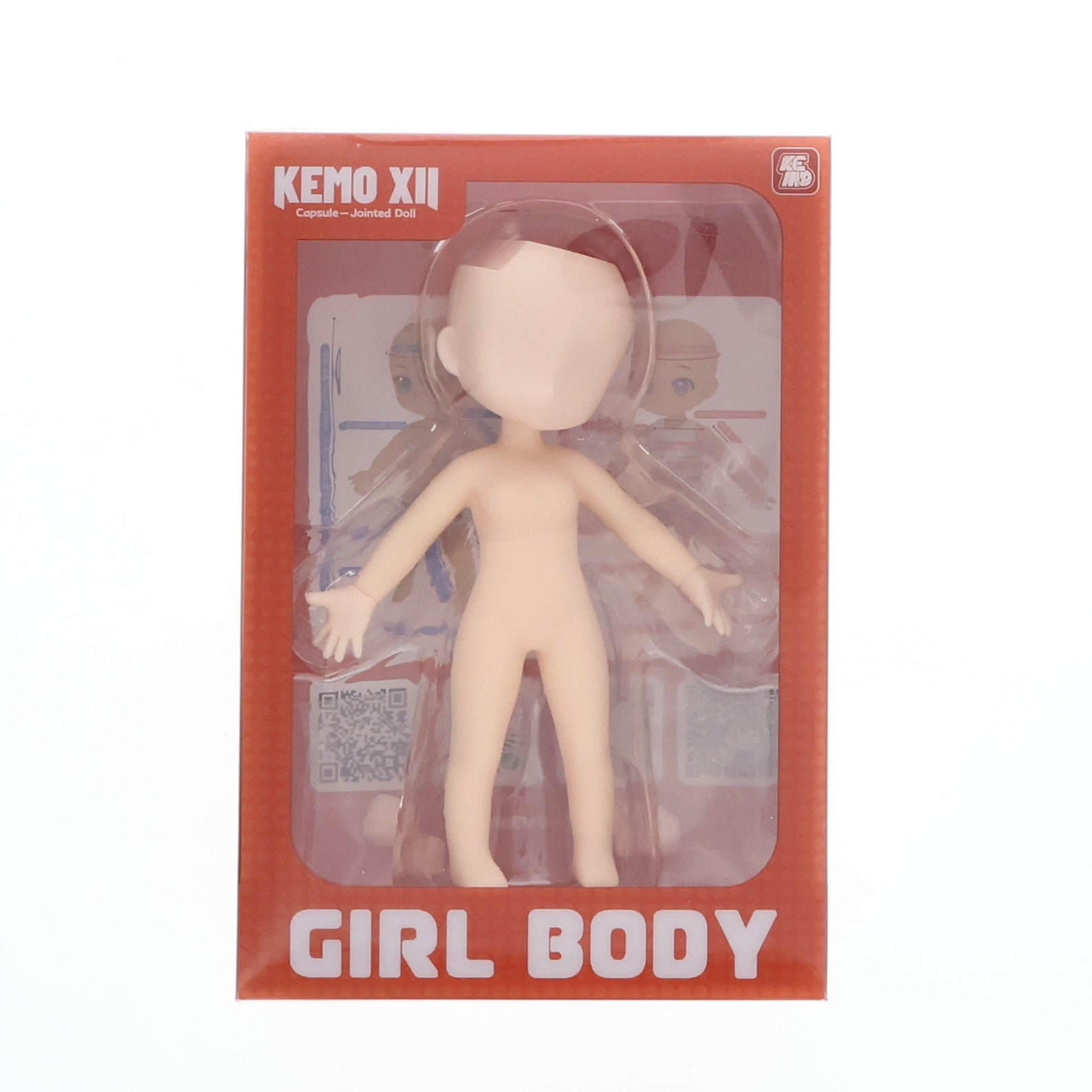 【中古即納】[DOL] KEMO XII CJD素体(GIRL) 完成品 デフォルメアクションドール ドール用素体 KEMO(ケモ)(20240317)