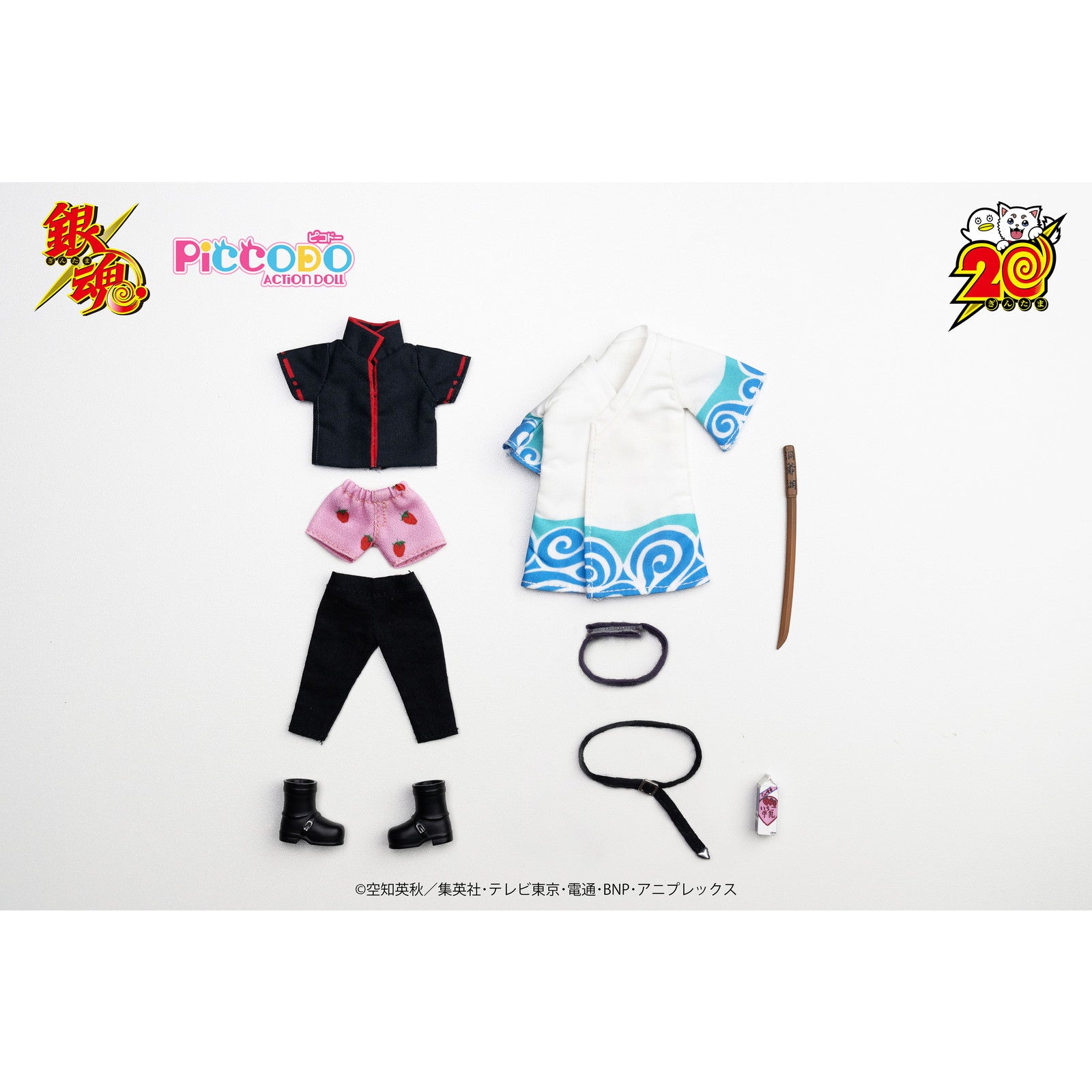 【新品即納】[DOL] マイルストン流通限定 PICCODO(ピコドー) ACTION DOLL 坂田銀時(さかたぎんとき) デフォルメドール 銀魂 完成品 ドール GENESIS(ジェネシス)(20250630)