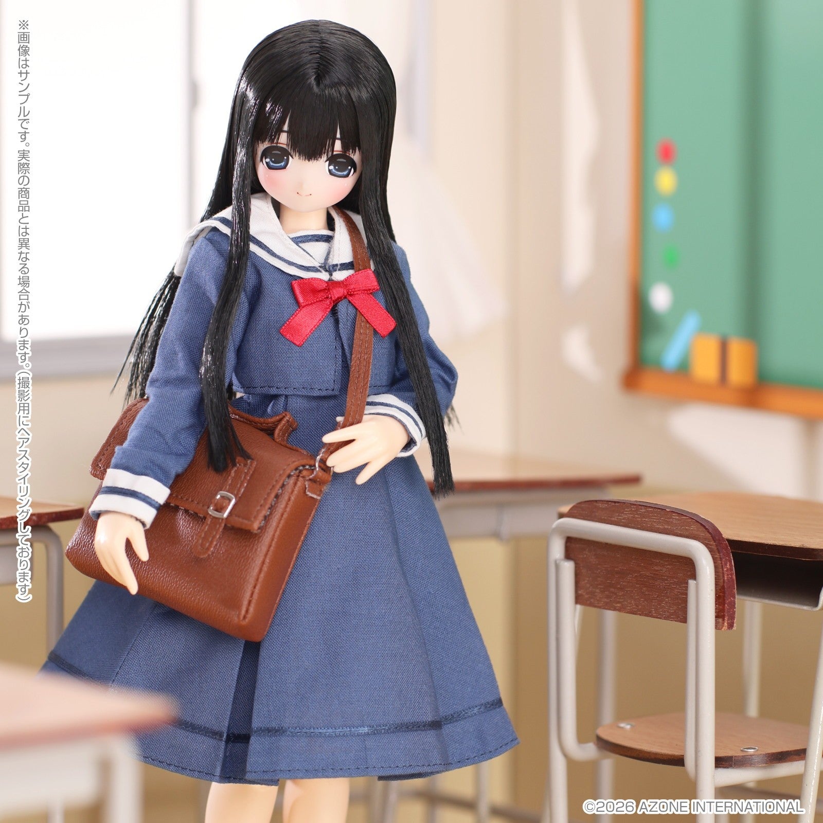 【予約安心出荷】[DOL] えっくす☆きゅーと 聖ポートルダム女子大付属中等部新制服 みう 1/6 完成品 ドール(POD005-EPM) アゾン(2027年12月)