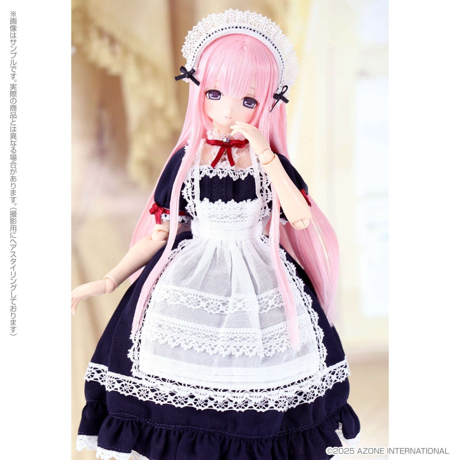 【予約安心出荷】[DOL] (二次生産分) えっくす☆きゅーとふぁみりー Mia(みあ) Loyal Maid(Nocturnal Navy ver.) 1/6 完成品 ドール(POD013-MNS) アゾンインターナショナル(2027年10月)