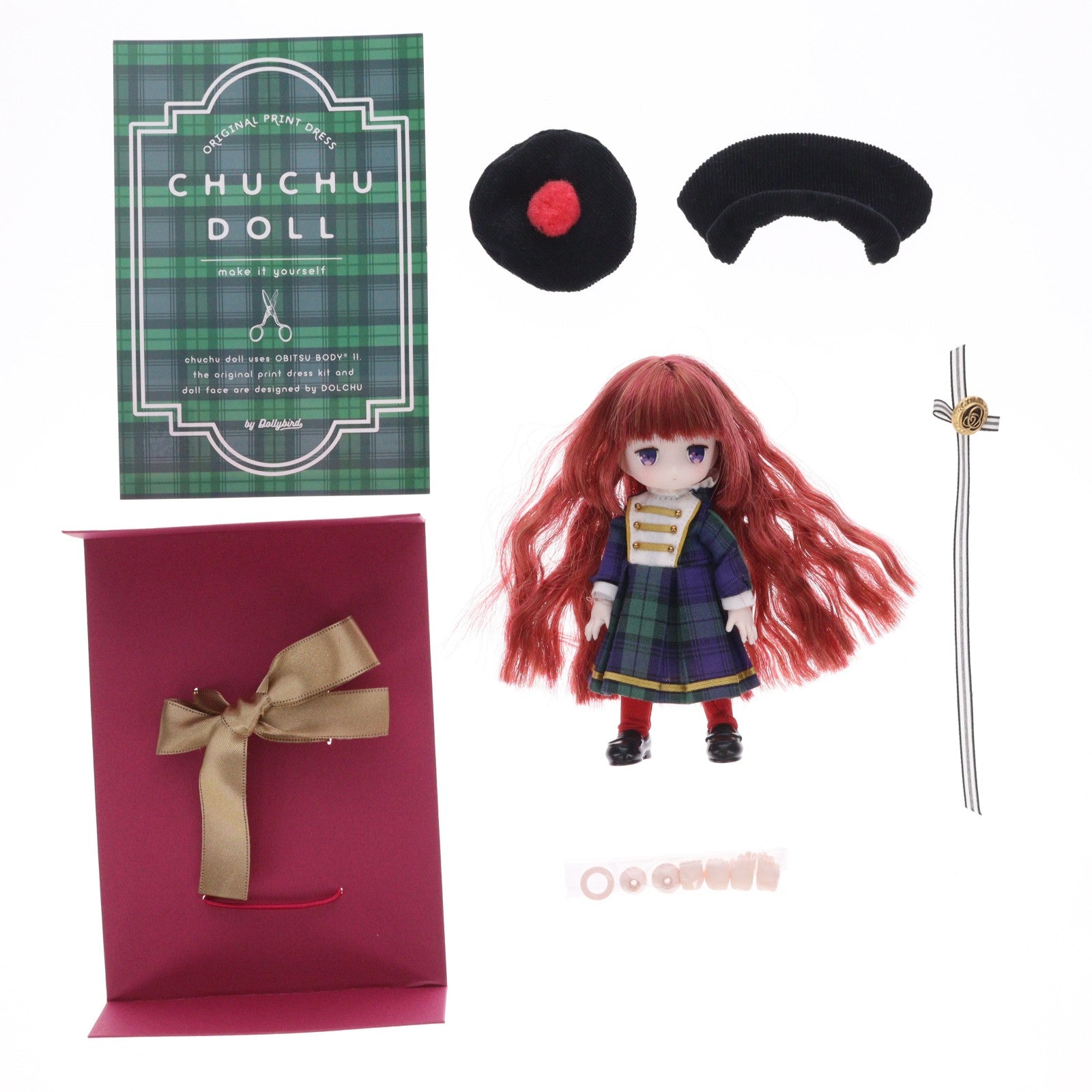 【中古即納】[DOL] ホビージャパンオンライン限定 chuchu doll YUME「ロイヤルチェックガール」 完成品 ドール ホビージャパン/オビツ製作所(20221031)