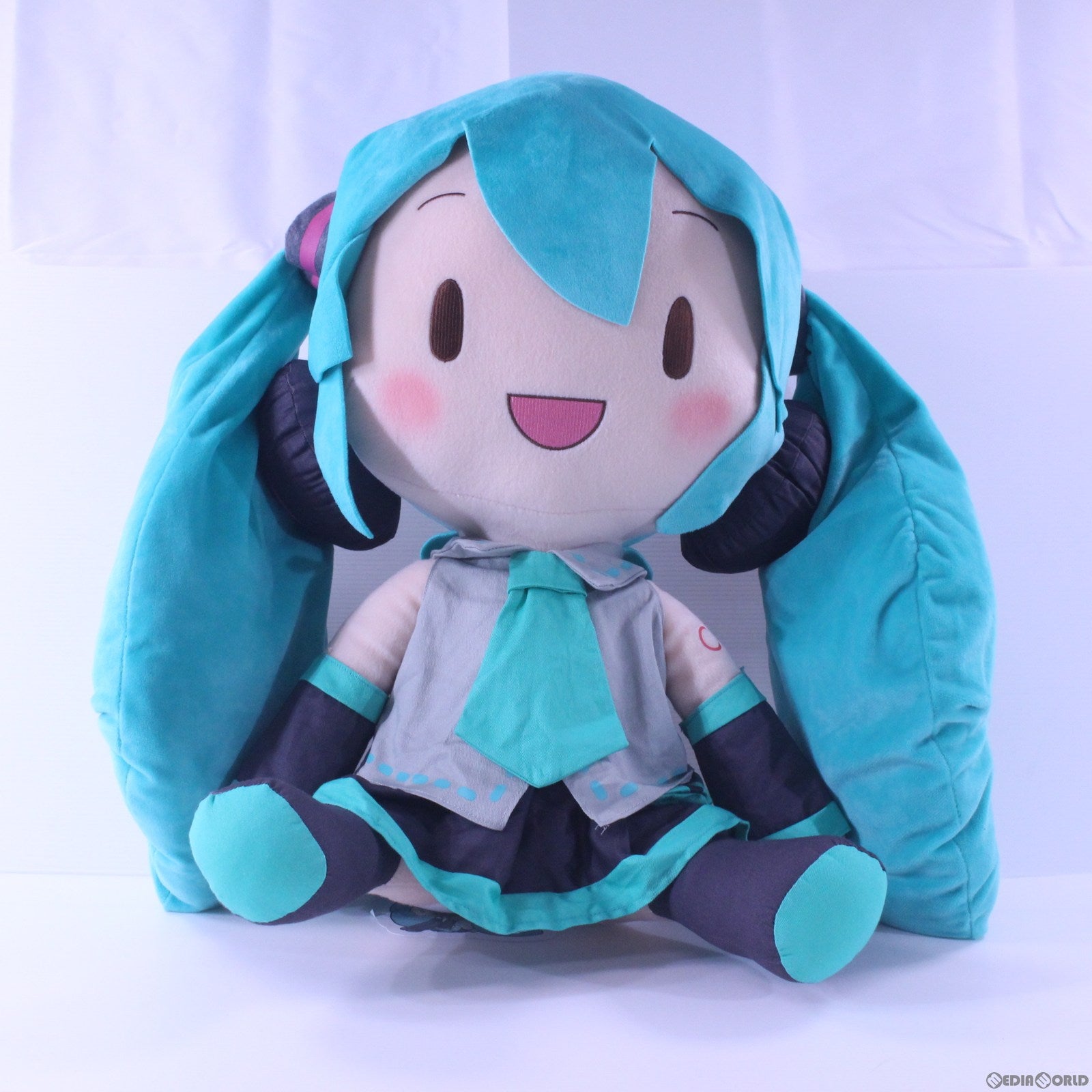 【中古即納】[STY] 初音ミク どでかジャンボふわふわぬいぐるみ キャラクターボーカルシリーズ01 初音ミク ぬいぐるみ(1022769) キャラアニ(20200702)
