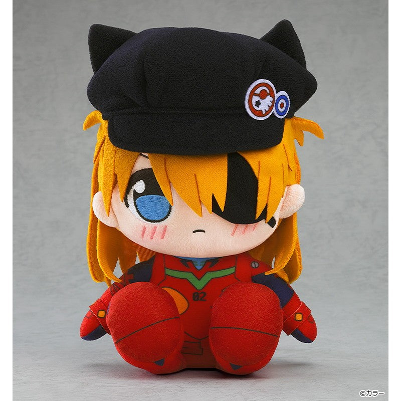 【新品】【お取り寄せ】[STY] くりぱん 式波・アスカ・ラングレー(ジャージ&キャスケット) ヱヴァンゲリヲン新劇場版 ぬいぐるみ グッドスマイルカンパニー(20251228)