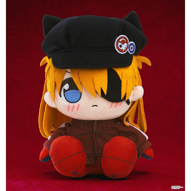 【新品】【お取り寄せ】[STY] くりぱん 式波・アスカ・ラングレー(ジャージ&キャスケット) ヱヴァンゲリヲン新劇場版 ぬいぐるみ グッドスマイルカンパニー(20251228)
