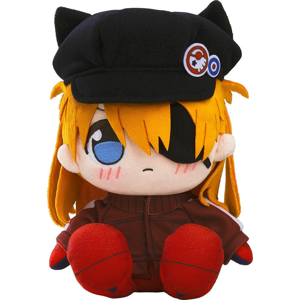 【新品】【お取り寄せ】[STY] くりぱん 式波・アスカ・ラングレー(ジャージ&キャスケット) ヱヴァンゲリヲン新劇場版 ぬいぐるみ グッドスマイルカンパニー(20251228)