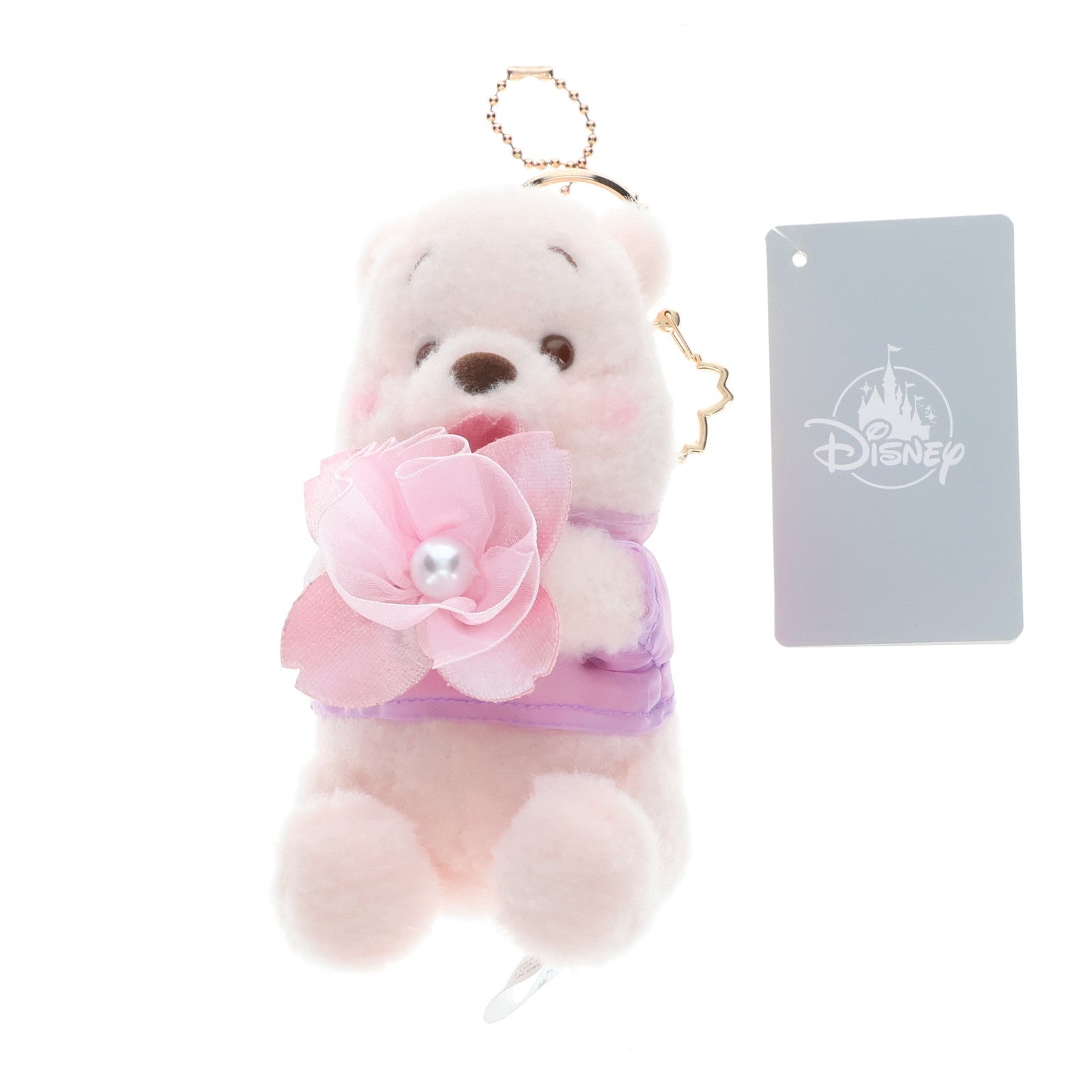 【中古即納】[STY] ディズニーストア限定 プーさん ぬいぐるみキーチェーン SAKURA(さくら) 2025 くまのプーさん ディズニーストア(20250121)