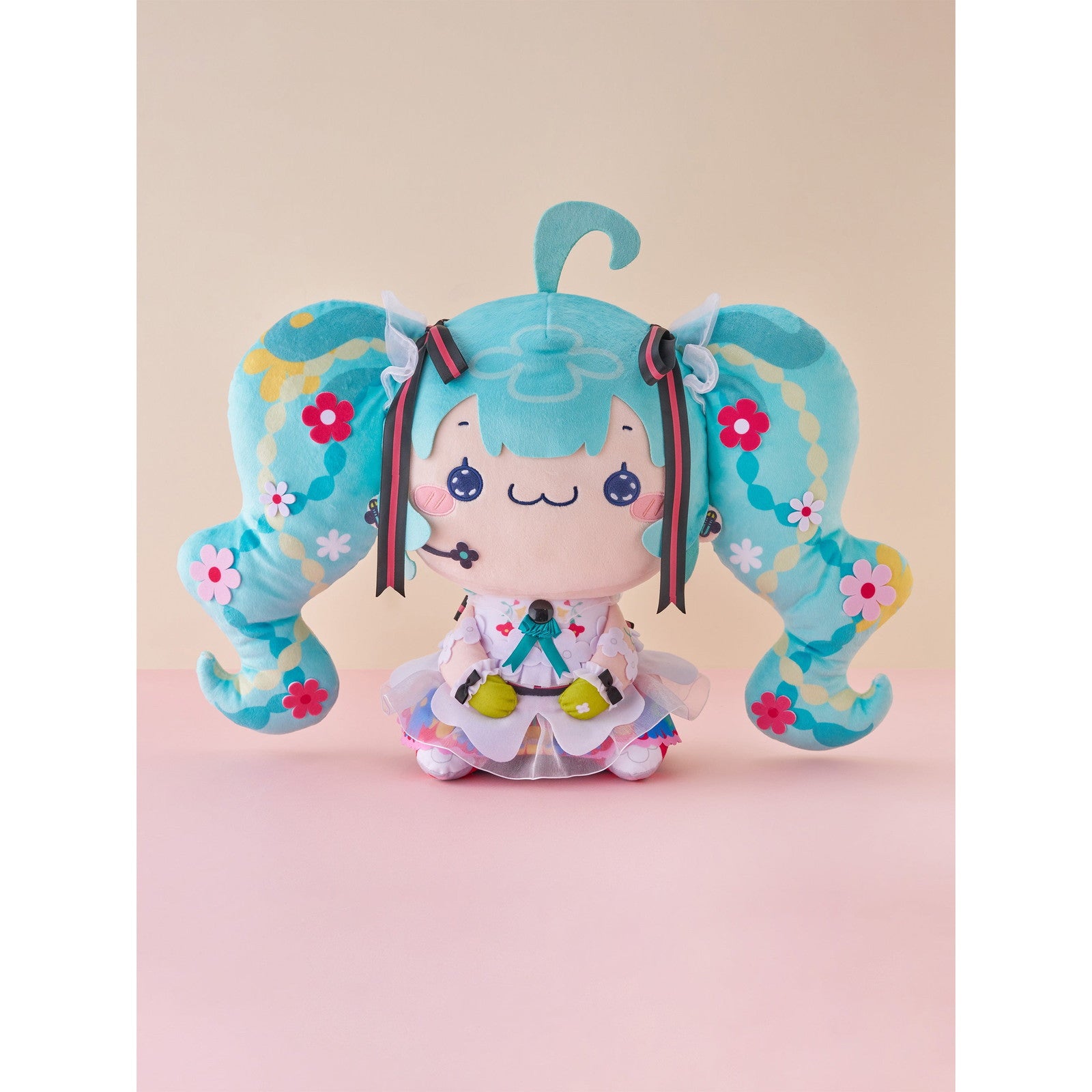 【予約安心出荷】[STY] もちぴこ超BIGぬいぐるみ 初音ミク JAPAN LIVE TOUR 2025 ～BLOOMING～(AMU-FNX1242) フリュー(2026年5月)