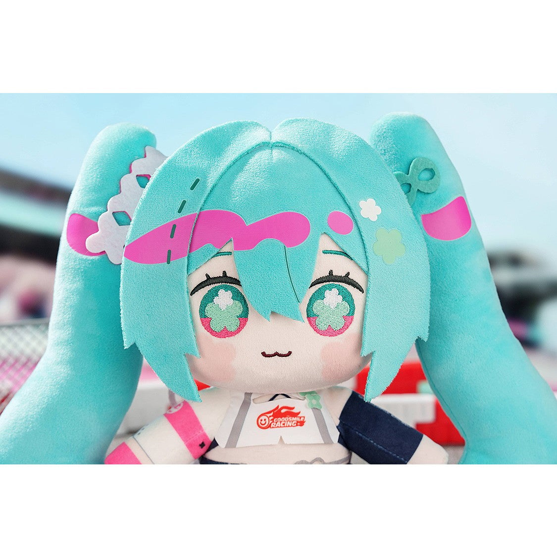 【新品】【お取り寄せ】[STY] 初音ミク レーシングVer. 2025 HUGGYDOLL 初音ミク GTプロジェクト ぬいぐるみ GoodSmile Moment(グッドスマイルモーメント)(20260428)
