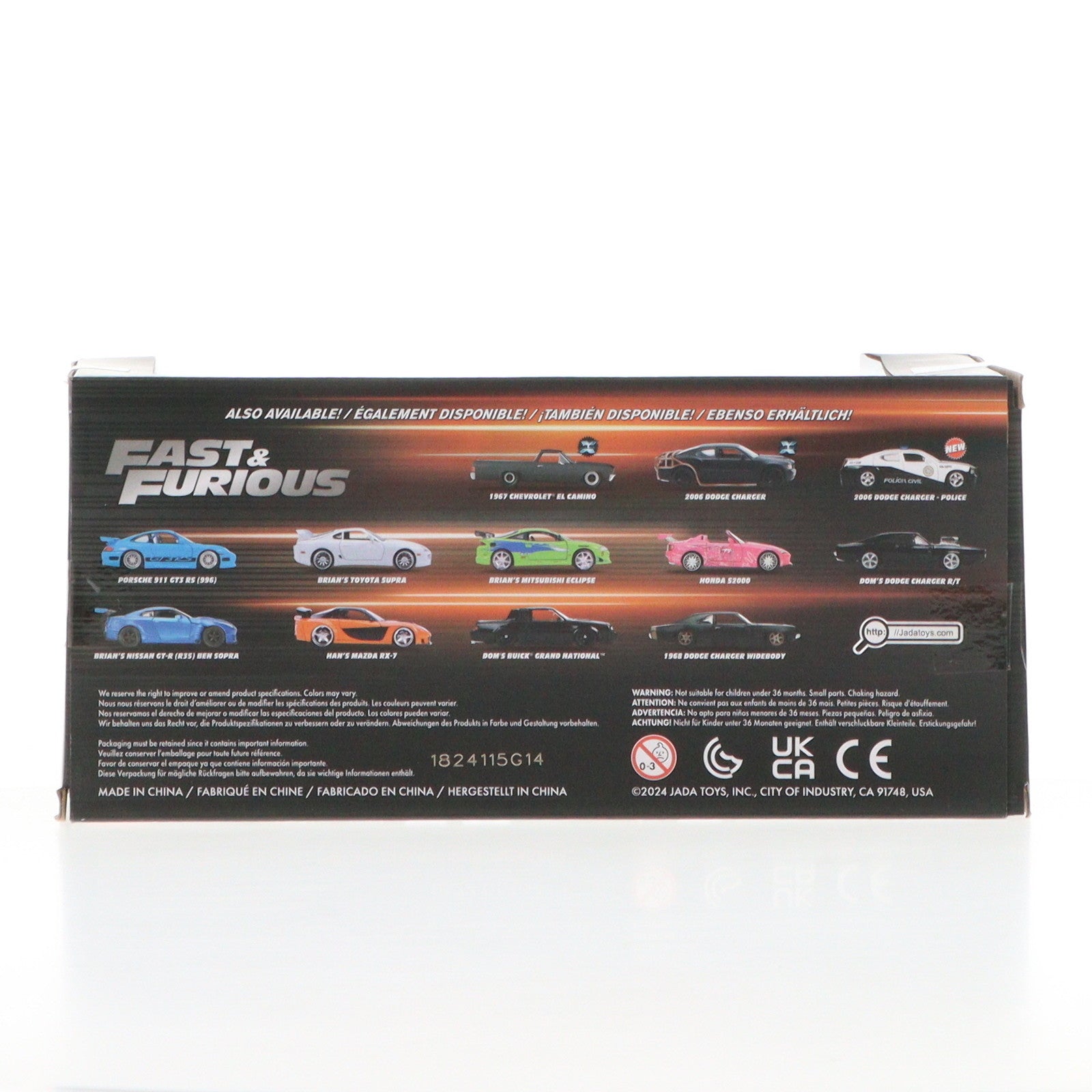 【中古即納】[MDL] 1/24 Han's MAZDA RX-7(オレンジ) ワイルド・スピードX3 TOKYO DRIFT 完成品 ミニカー(JAM30732) Jada Toys(ジャダトイズ)(20200208)