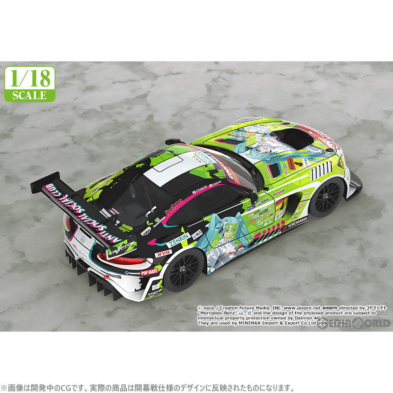 【新品即納】[MDL] 1/18 グッドスマイル 初音ミク AMG 2022 開幕戦Ver. 初音ミク GTプロジェクト 完成品 ミニカー グッドスマイルレーシング(20230331)
