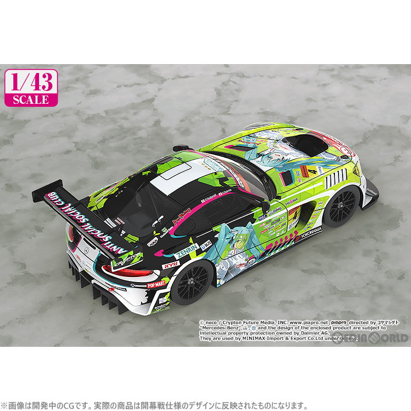 新品即納】[MDL]1/43 グッドスマイル 初音ミク AMG 2022 開幕戦Ver. 初音ミク GTプロジェクト 完成品 ミニカー  グッドスマイルレーシング