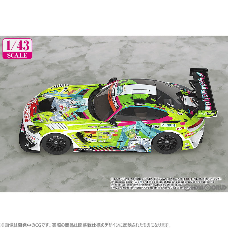 新品即納】[MDL]1/43 グッドスマイル 初音ミク AMG 2022 開幕戦Ver. 初音ミク GTプロジェクト 完成品 ミニカー  グッドスマイルレーシング