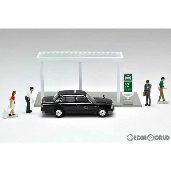 【新品即納】[MDL] トミカリミテッドヴィンテージ NEO ジオコレ64 #カースナップ04b タクシー乗り場(トヨタ クラウンコンフォート付属) 1/64 完成品 ミニカー(322825) TOMYTEC(トミーテック) (20220910)