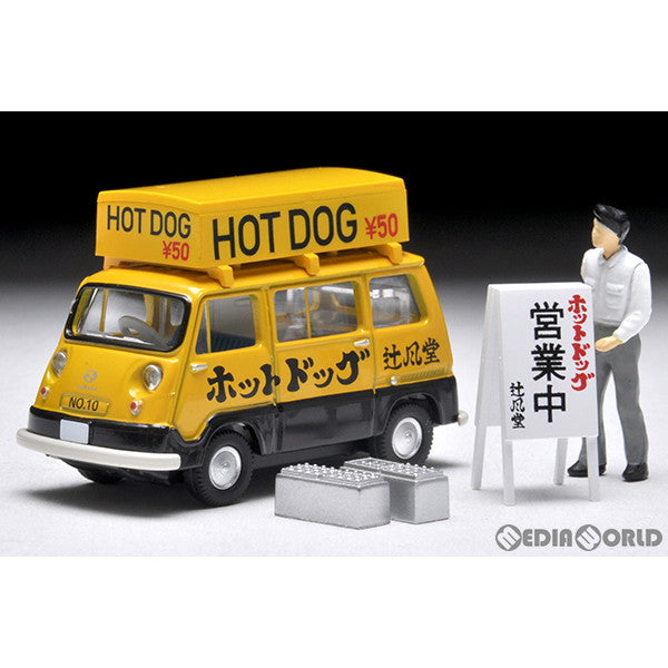 【新品即納】[MDL] トミカリミテッドヴィンテージ LV-201a スバル サンバー ライトバン ホットドッグ屋(黄/黒) フィギュア付 1/64 完成品 ミニカー(321446) TOMYTEC(トミーテック) (20221210)