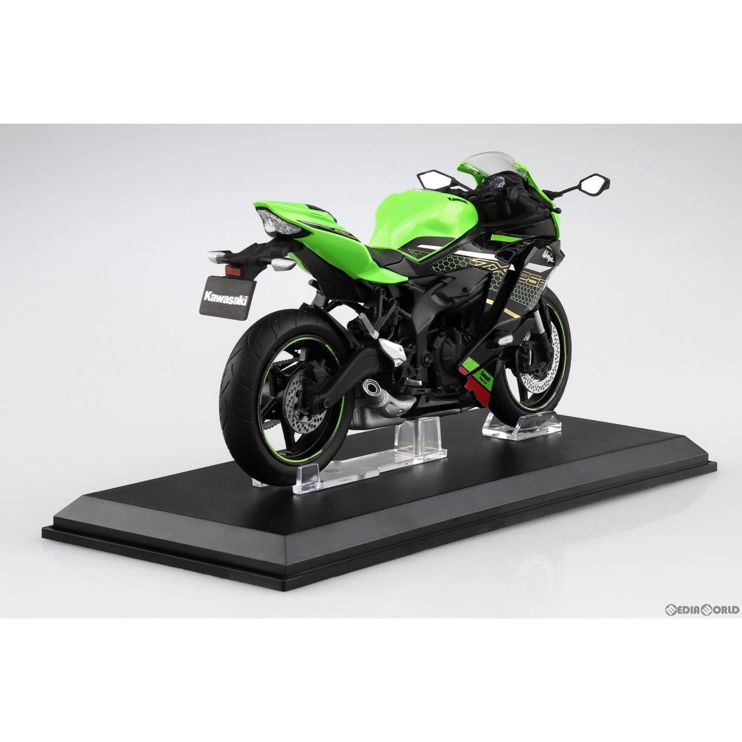 【中古即納】[MDL] 1/12 完成品バイクシリーズ KAWASAKI Ninja ZX-25R ライムグリーン×エボニー ミニカー(109694) スカイネット(アオシマ)(20230421)