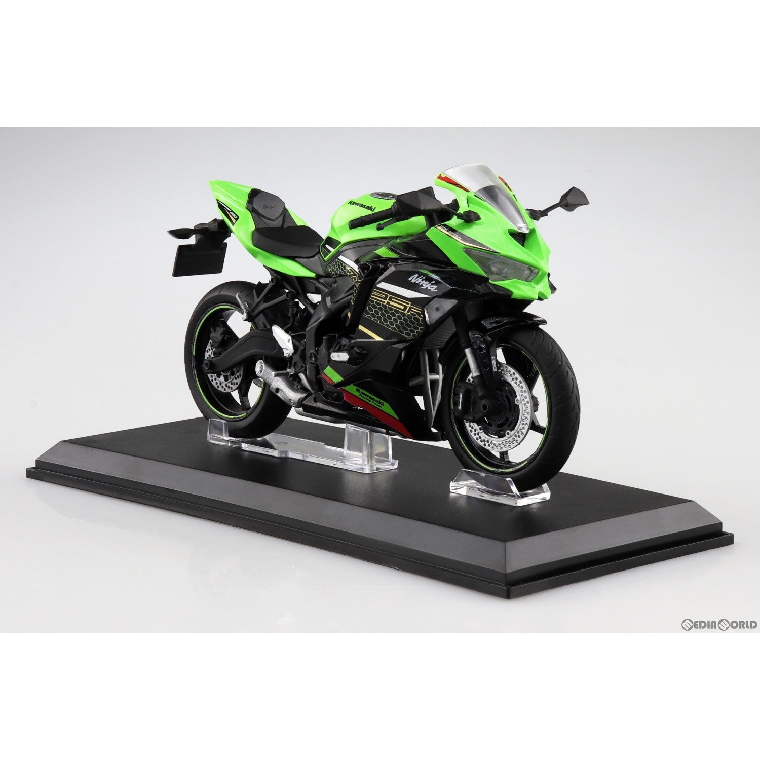 【新品】【お取り寄せ】[MDL] 1/12 完成品バイクシリーズ KAWASAKI Ninja ZX-25R ライムグリーン×エボニー ミニカー(109694) スカイネット(アオシマ)(20230421)