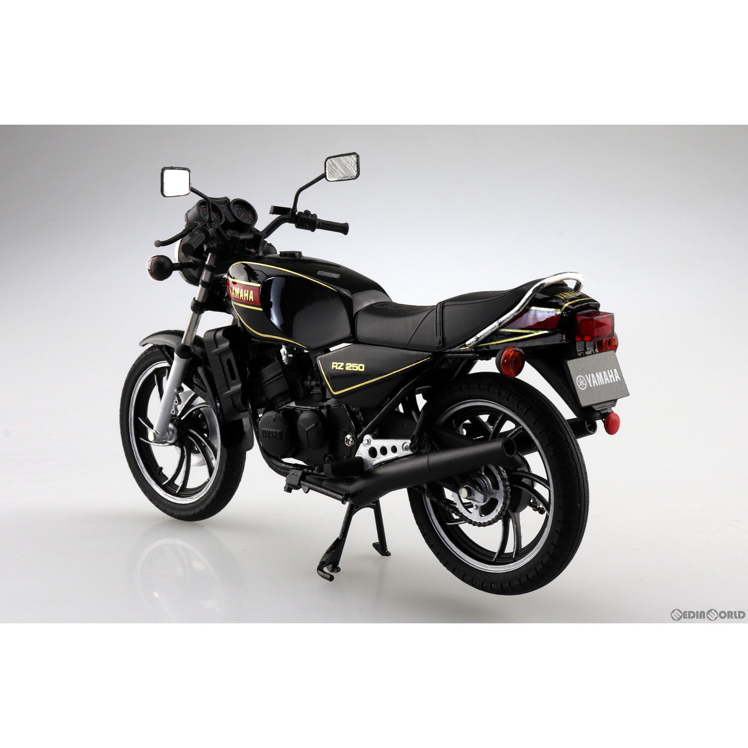 【中古即納】[MDL] 1/12 完成品バイクシリーズ Yamaha RZ250 ニューヤマハブラック ミニカー(110423) スカイネット(アオシマ)(20230616)
