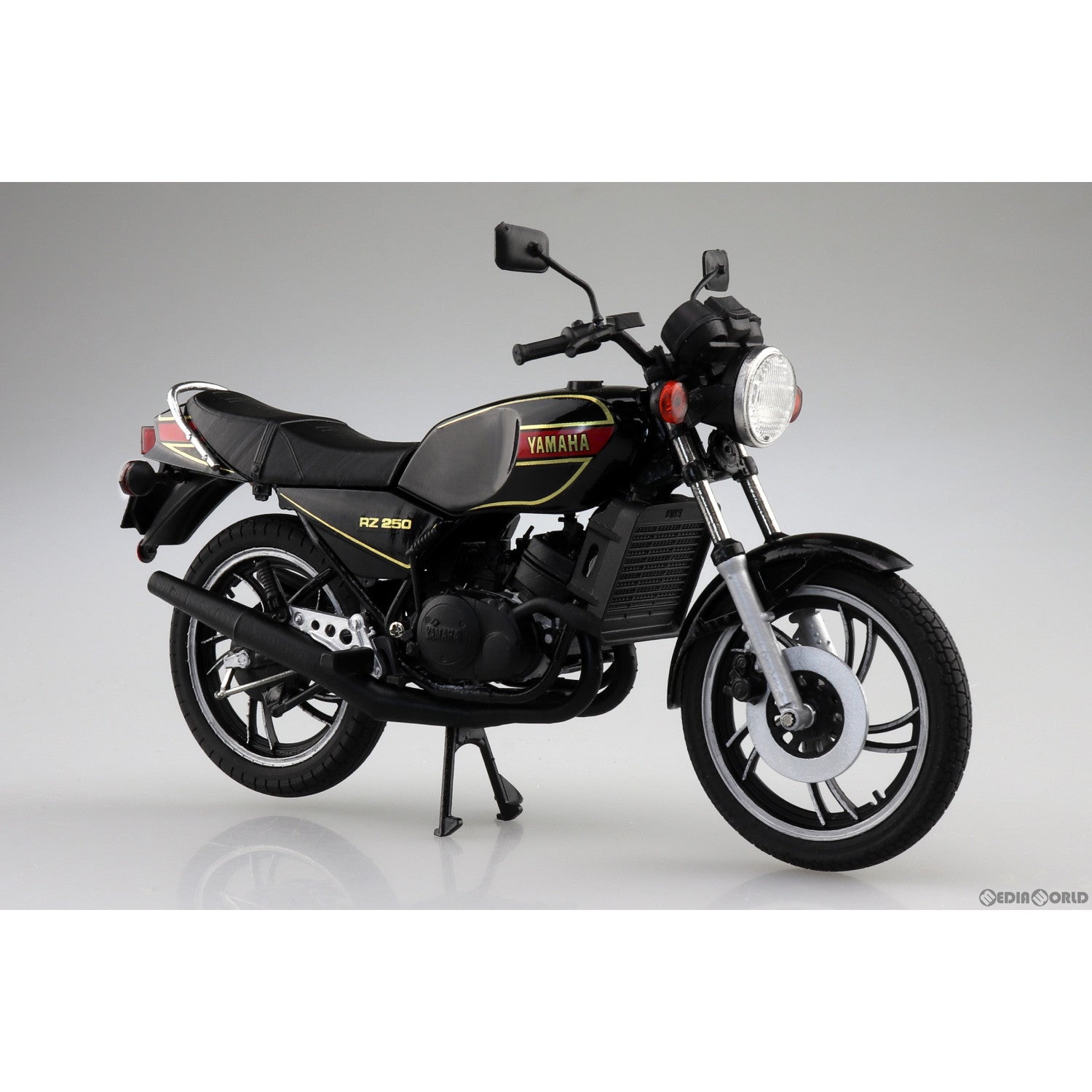 【中古即納】[MDL] 1/12 完成品バイクシリーズ Yamaha RZ250 ニューヤマハブラック ミニカー(110423) スカイネット(アオシマ)(20230616)