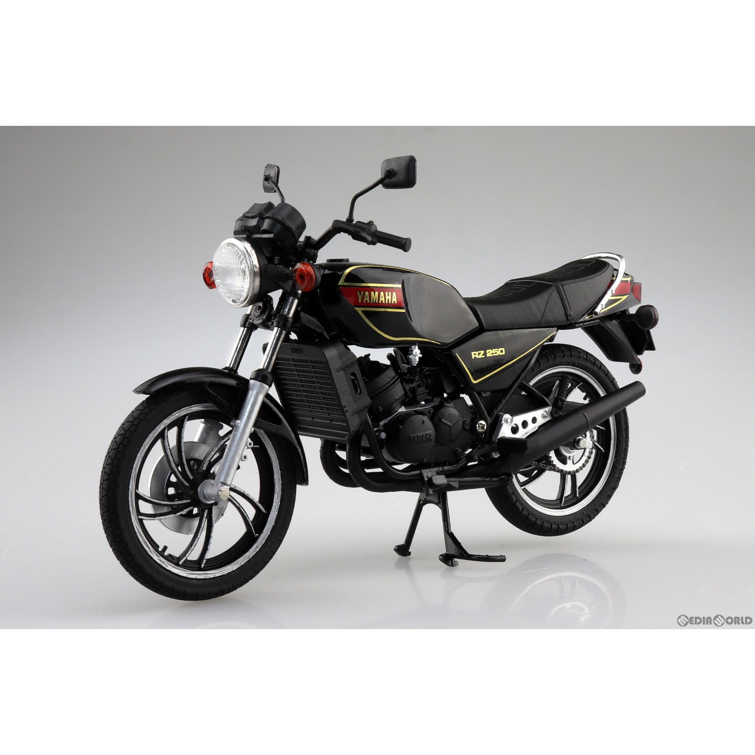 【中古即納】[MDL] 1/12 完成品バイクシリーズ Yamaha RZ250 ニューヤマハブラック ミニカー(110423) スカイネット(アオシマ)(20230616)