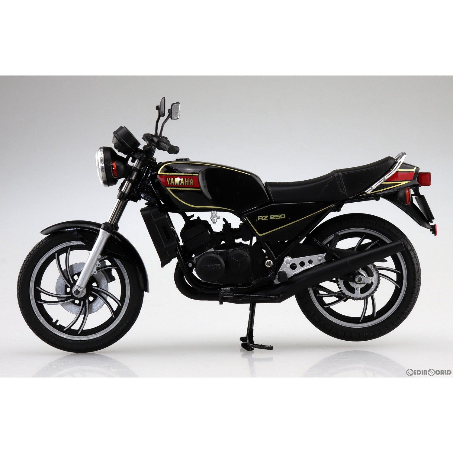 【中古即納】[MDL] 1/12 完成品バイクシリーズ Yamaha RZ250 ニューヤマハブラック ミニカー(110423) スカイネット(アオシマ)(20230616)