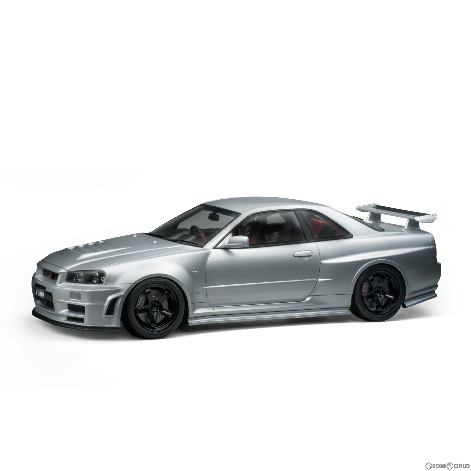 【新品即納】[MDL] 1/12 NISSAN GT-R Z-tune SILVER(RB26エンジン付き) 完成品 ミニカー(PR12-R34Z-SL01) POP RACE(ポップレース) (20230630)