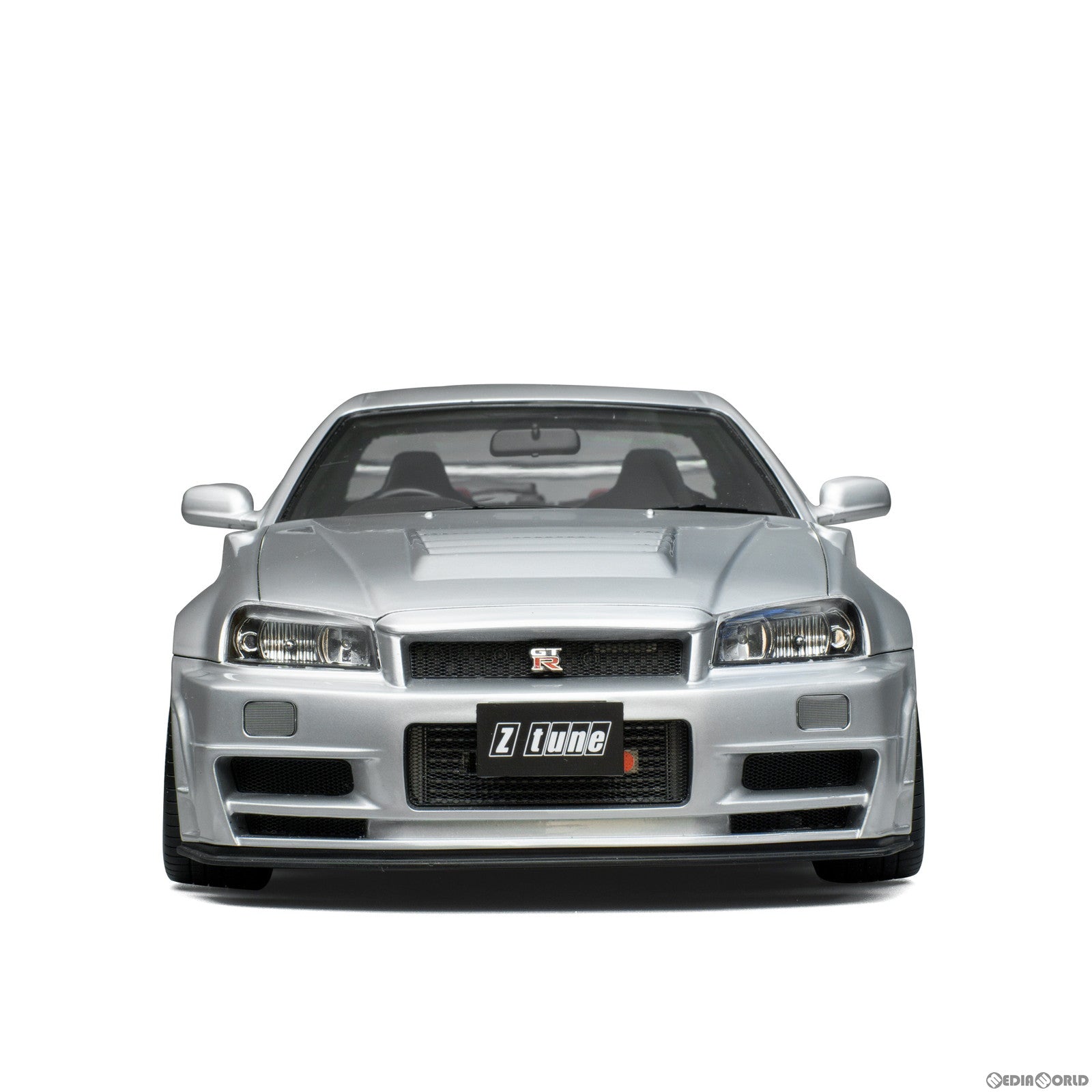 【新品即納】[MDL] 1/12 NISSAN GT-R Z-tune SILVER(RB26エンジン付き) 完成品 ミニカー(PR12-R34Z-SL01) POP RACE(ポップレース) (20230630)